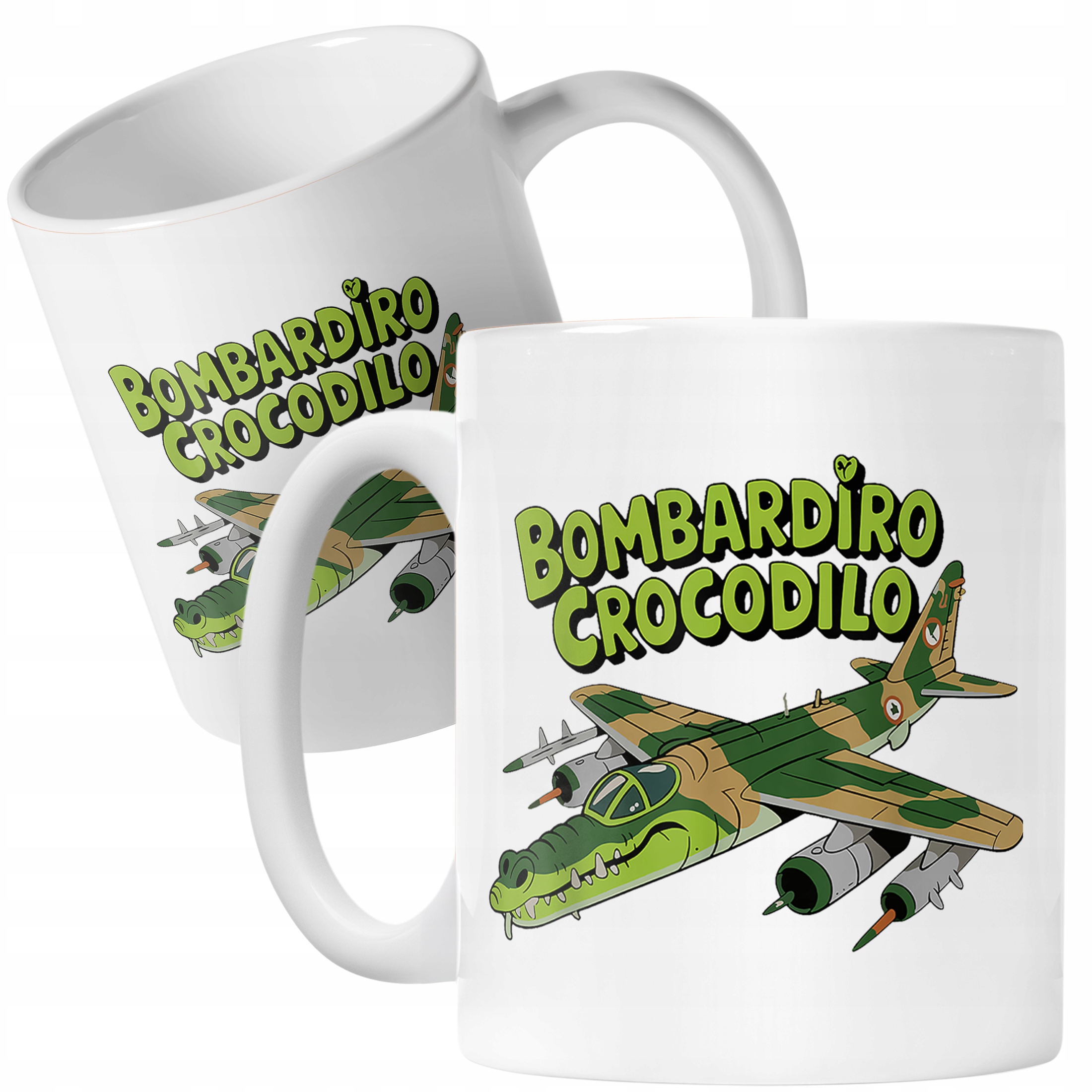 Kubek ceramiczny Bombardino Crocodilo viral tiktok brainrot
