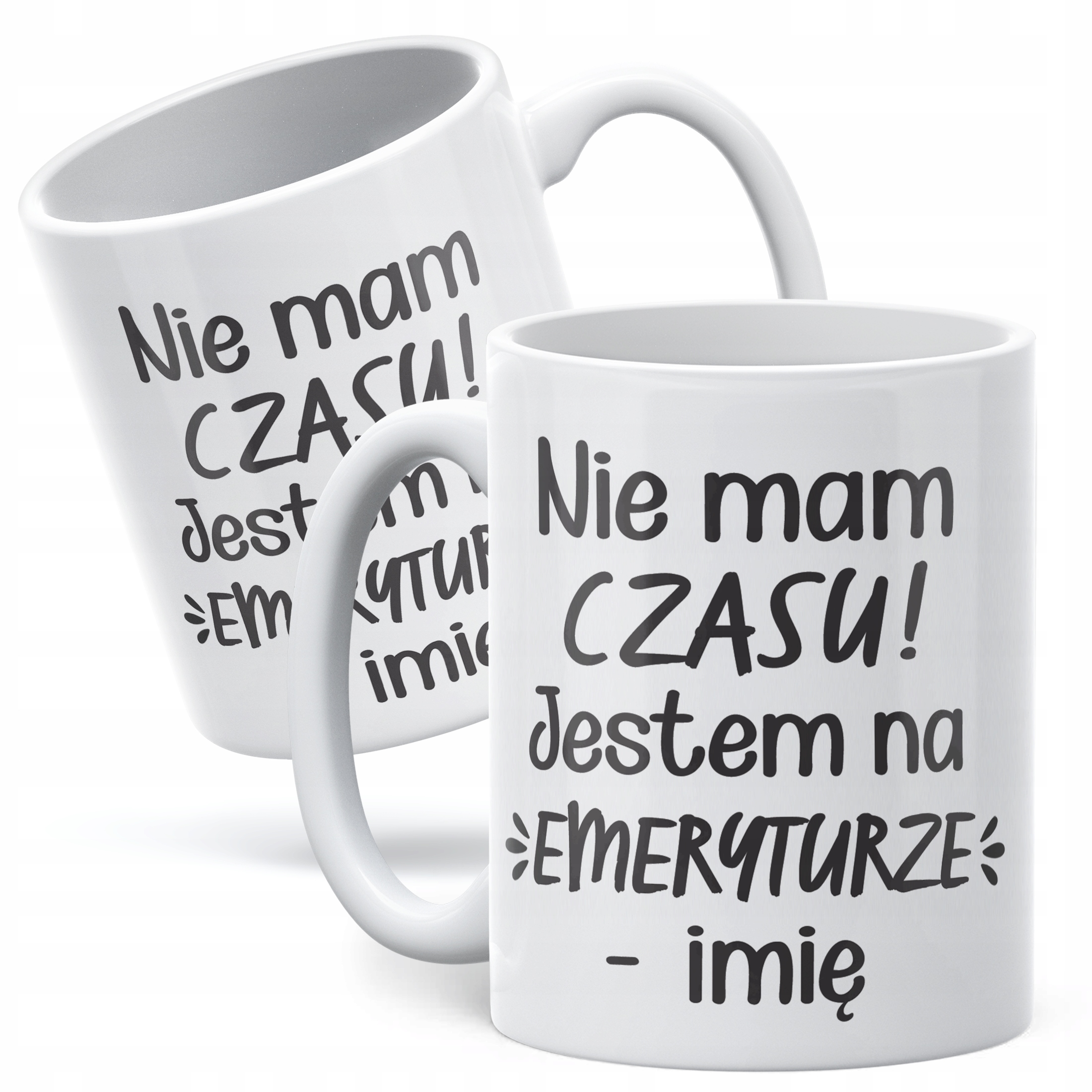 Kubek ceramiczny Personalizowany z okazji Emerytury Dla Emeryta Emerytki