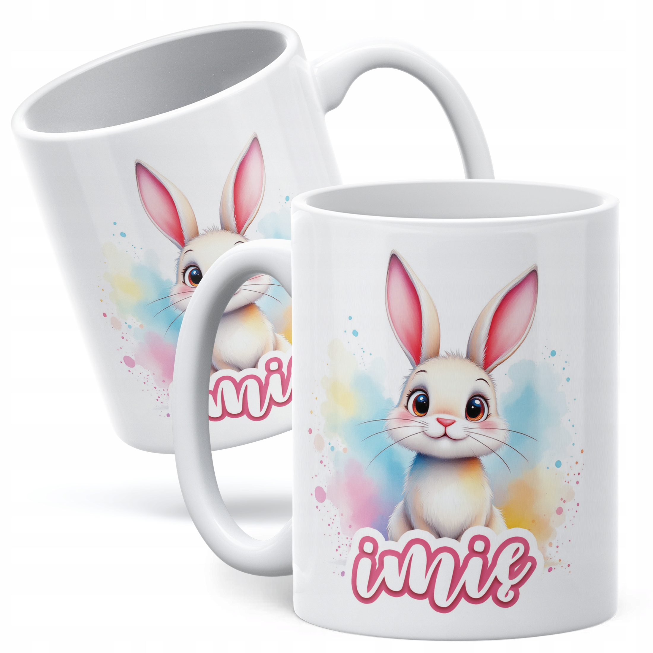 Kubek ceramiczny Wielkanocny Personalizowany Z okazji Świąt Wielkanocnych