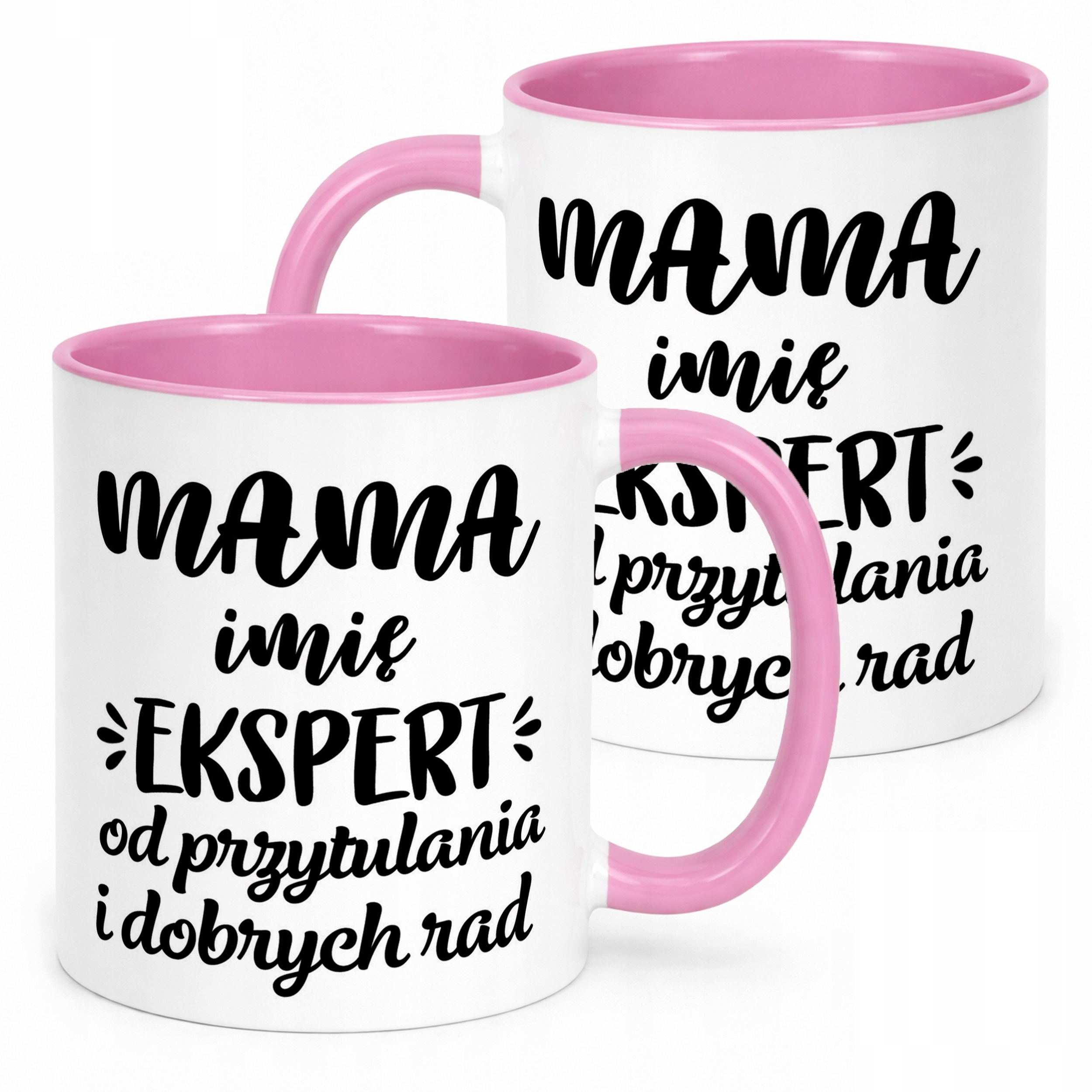 Kubek Różowy Personalizowany Dzień Matki Dla Mamy Prezent Upominek