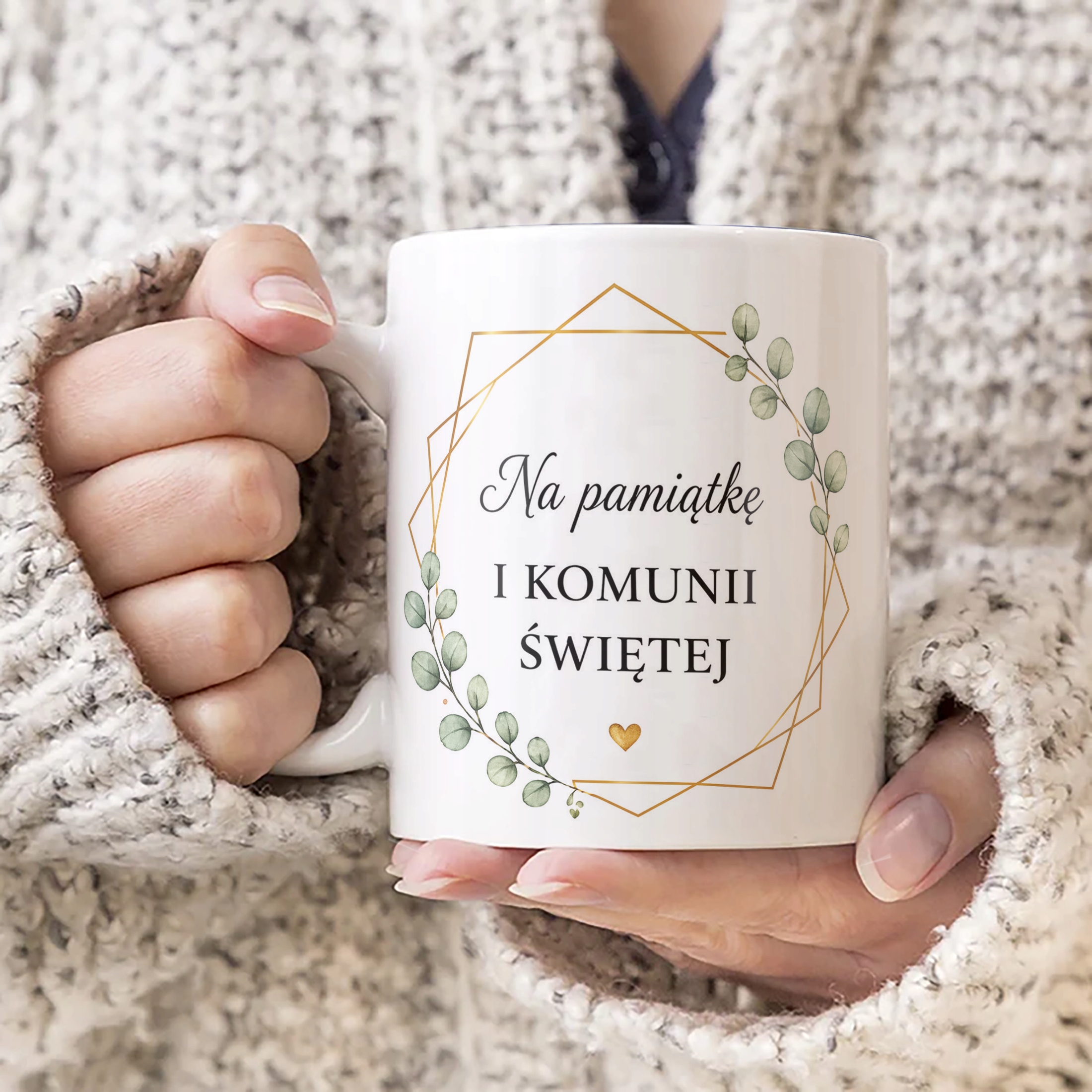 Kubek Ceramiczny Pierwsza Komunia Święta Pamiątka Prezent Upominek