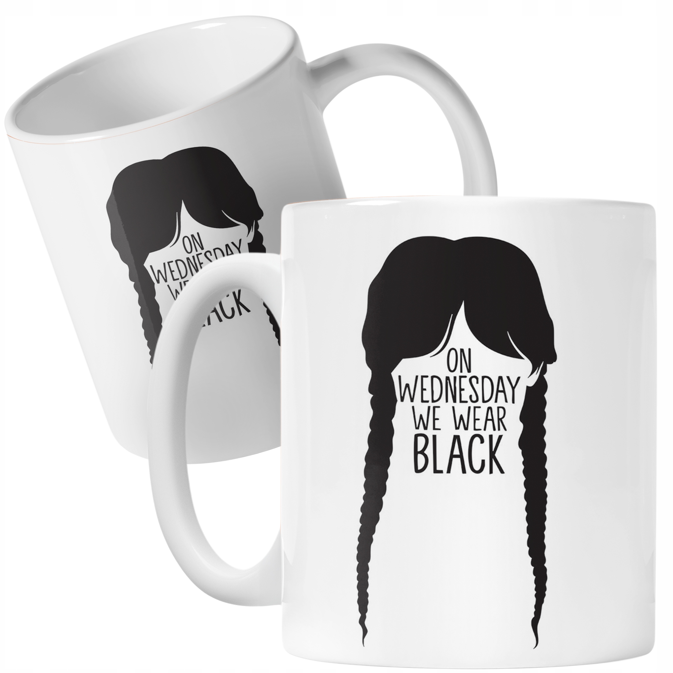 Kubek ceramiczny Nevermore Wednesday Addams Dla Fanów Prezent