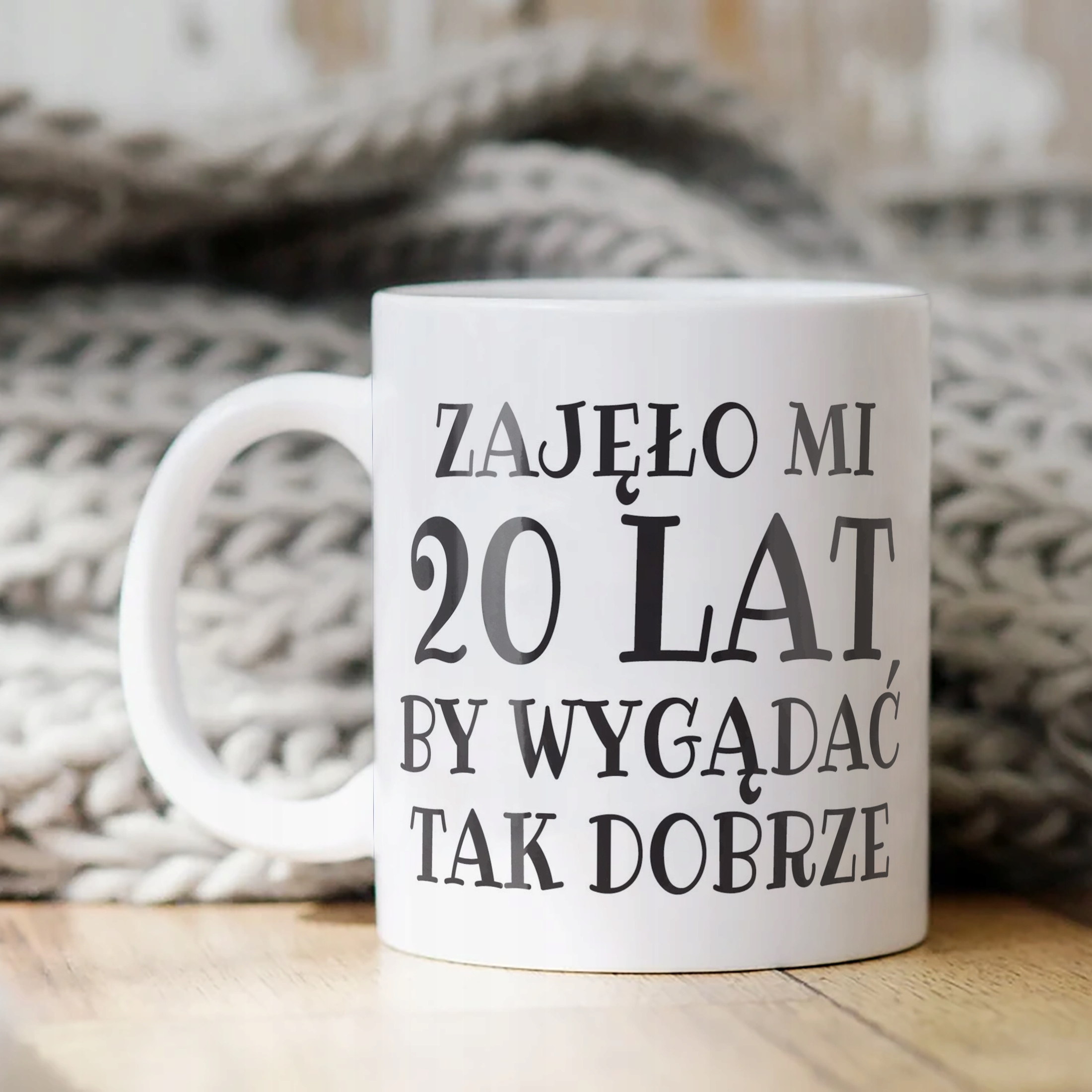 Kubek ceramiczny Zajęło Mi 20 Lat Na Urodziny Prezent Upominek