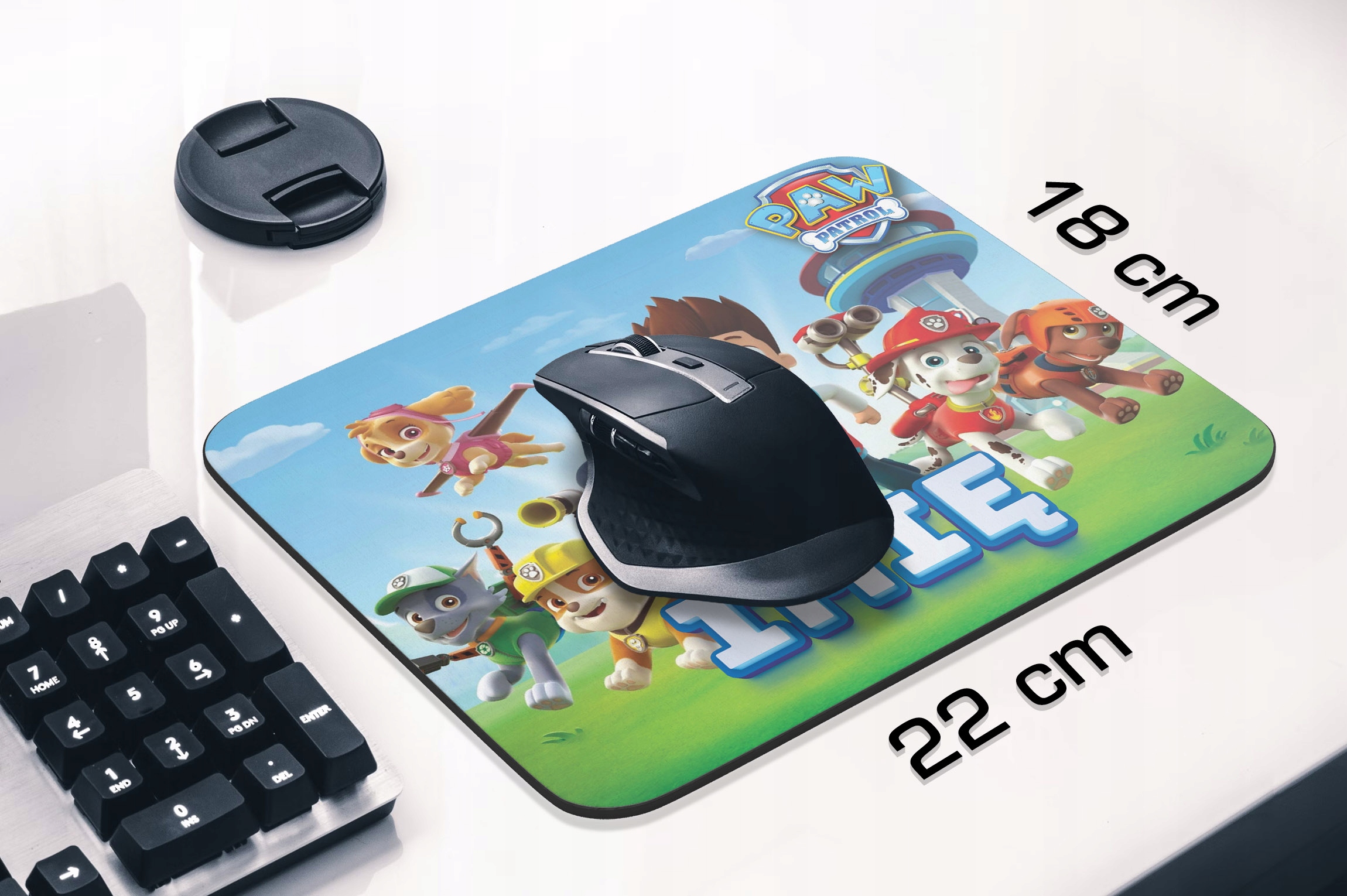 Zestaw Z Imieniem kubek + podkładka pod mysz 22×18 cm PSI PATROL Dla Fanów
