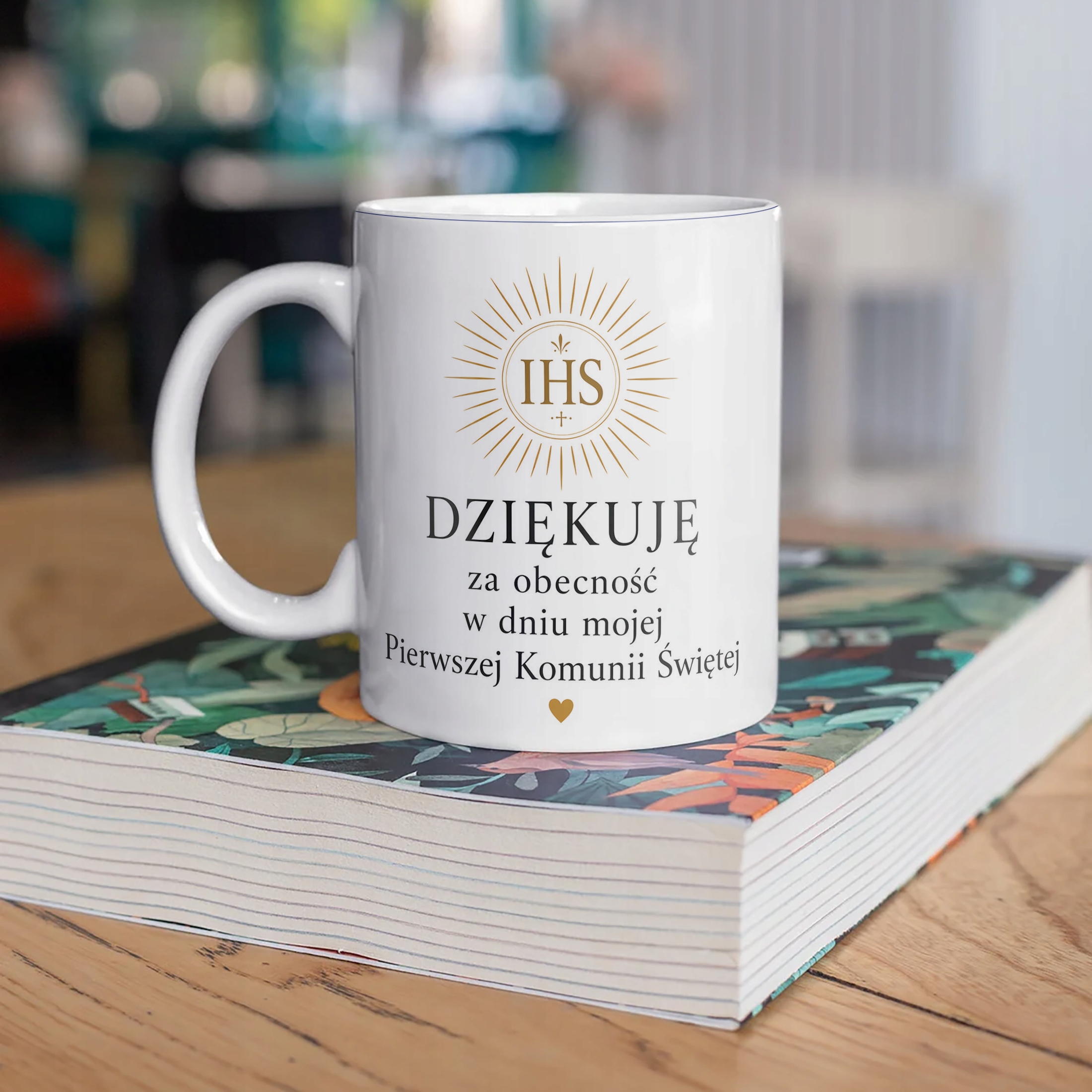 Kubek dla gości Komunia Święta pamiątka z przyjęcia komunijnego