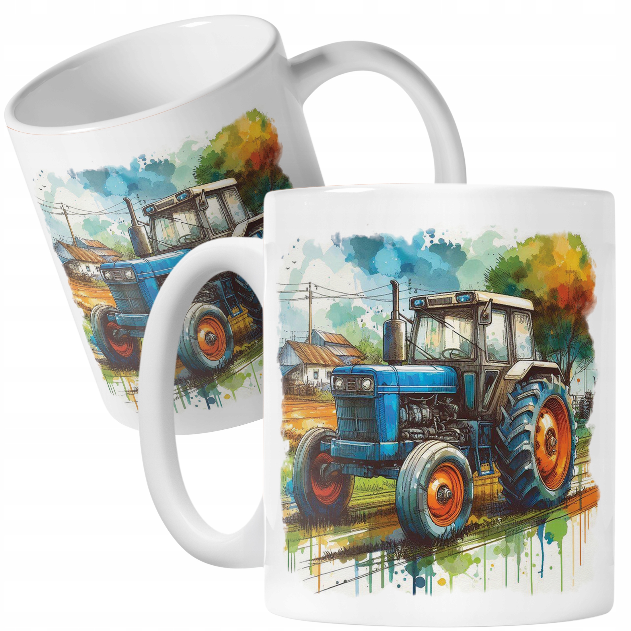 Kubek ceramiczny Dla Fanów Traktorów Rolników Traktor Prezent Upominek