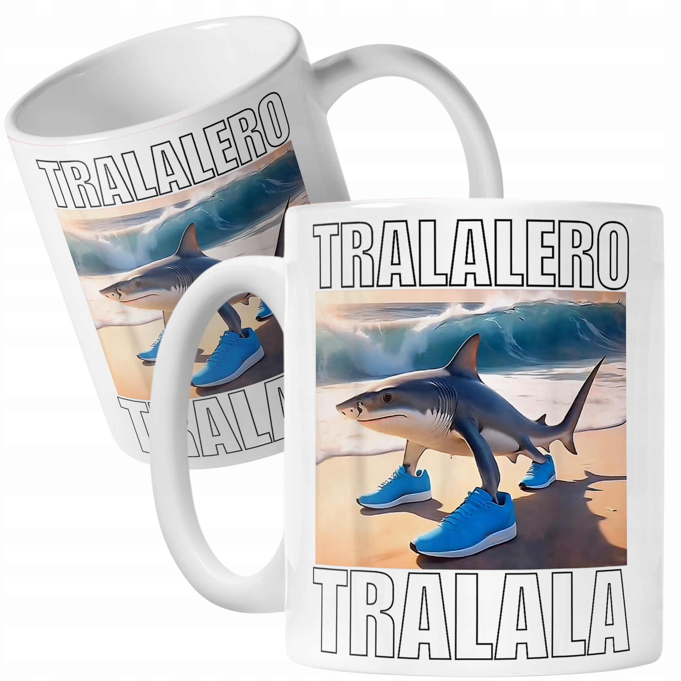 Kubek ceramiczny Tralalero Tralala viral tiktok brainrot mem