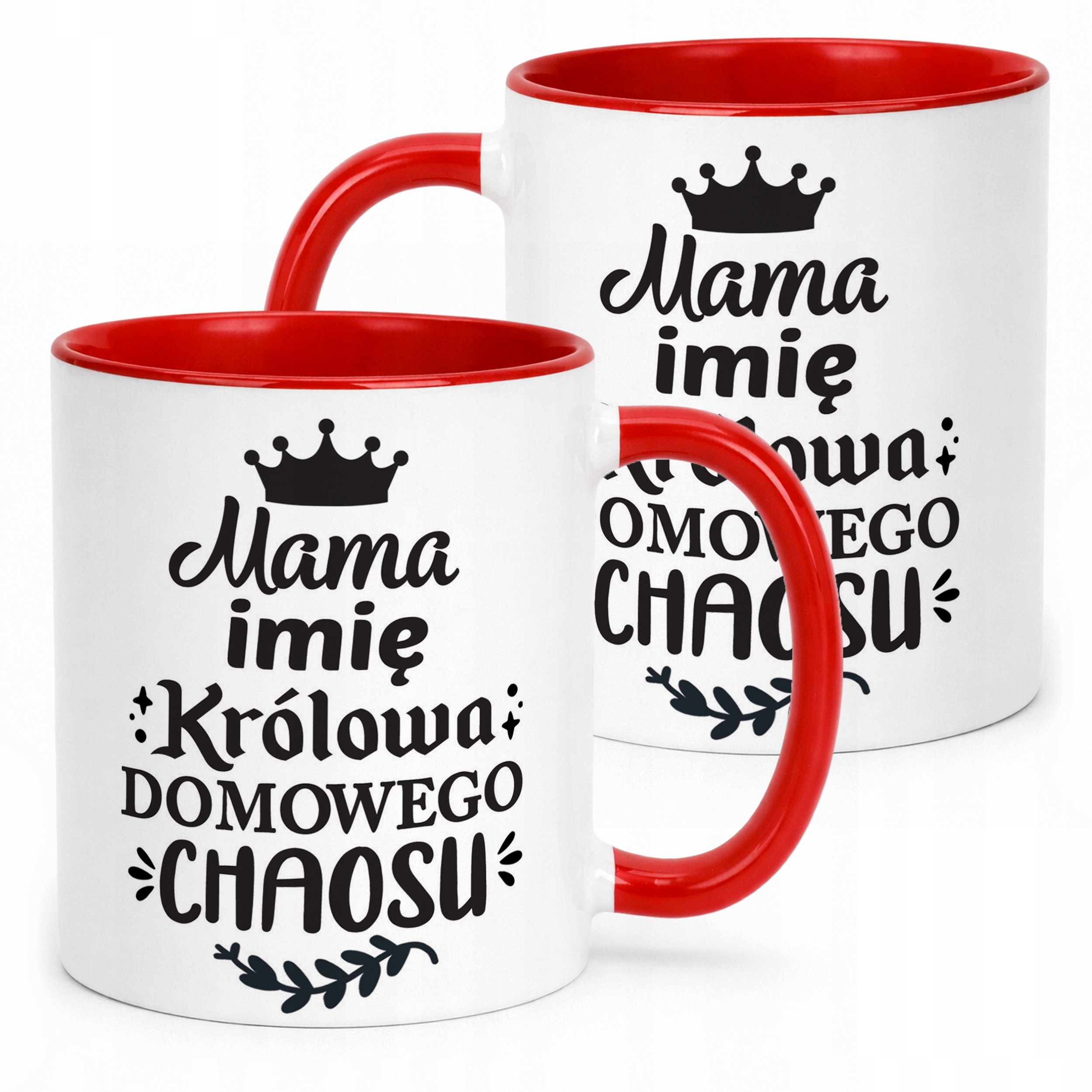 Kubek Czerwony Personalizowany Dzień Matki Dla Mamy Prezent Upominek