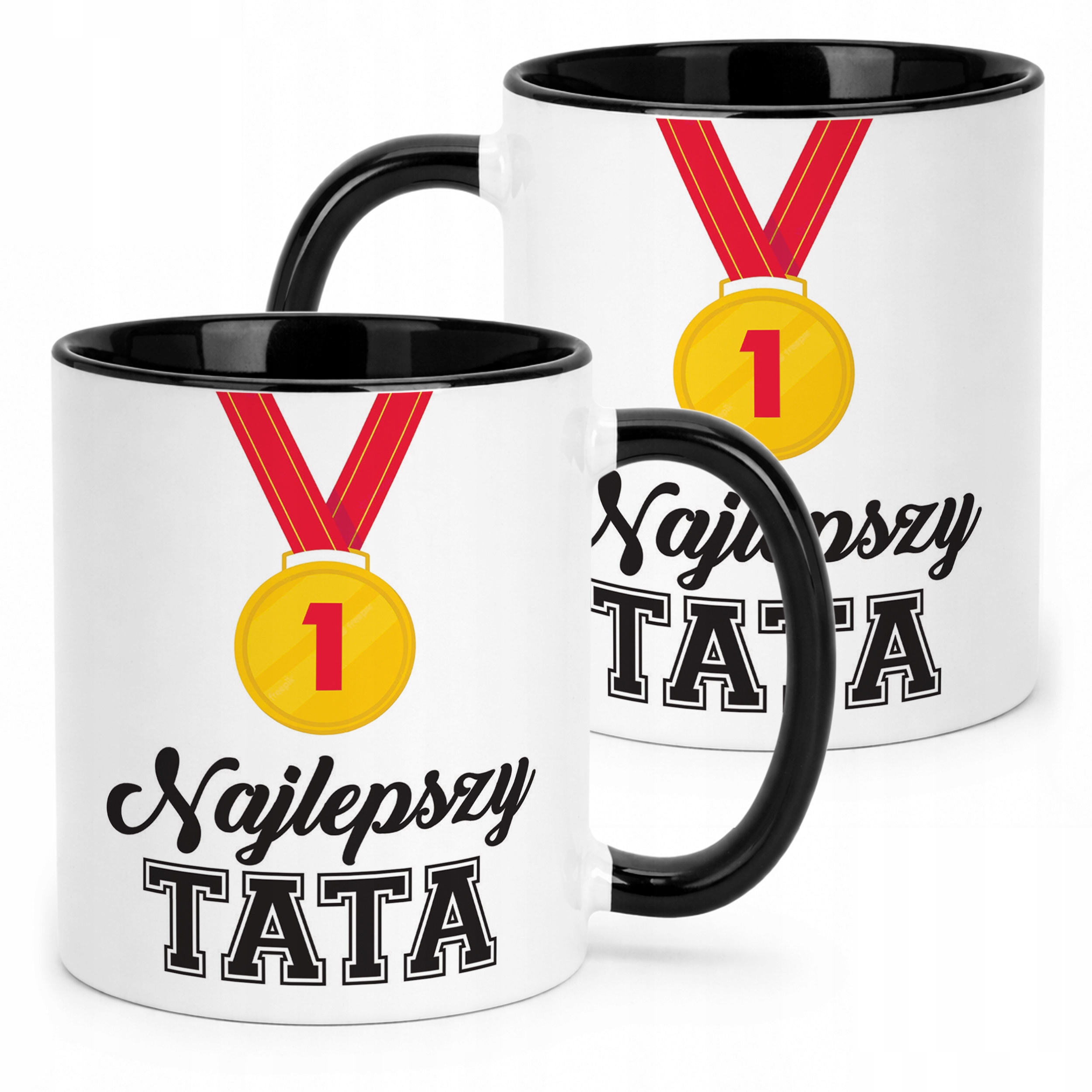 Kubek Czarny Dzień Ojca Dla Taty Najlepszy Tata Prezent