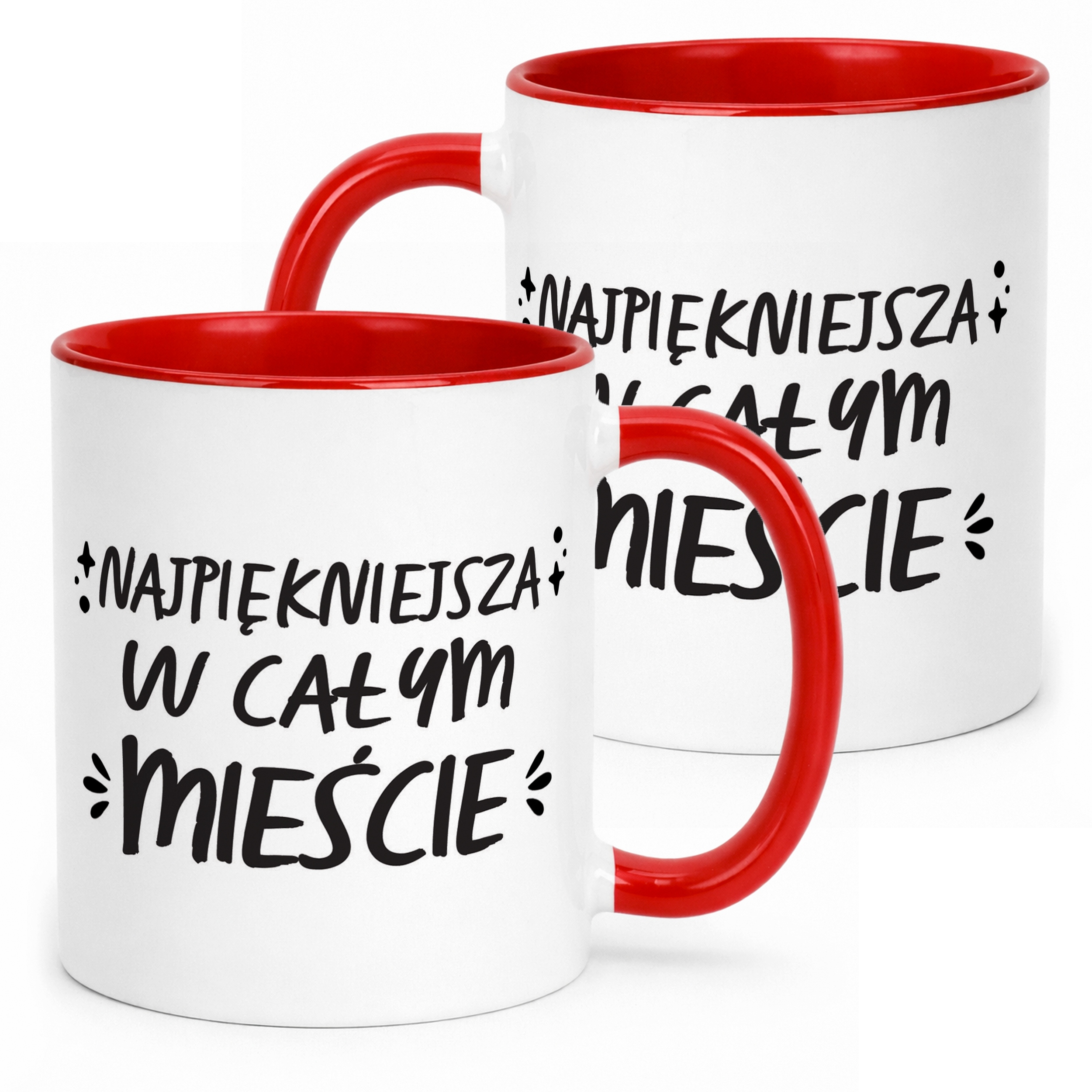 Kubek Czerwony Dzień Kobiet Dla Kobiety Dziewczyny Prezent Upominek