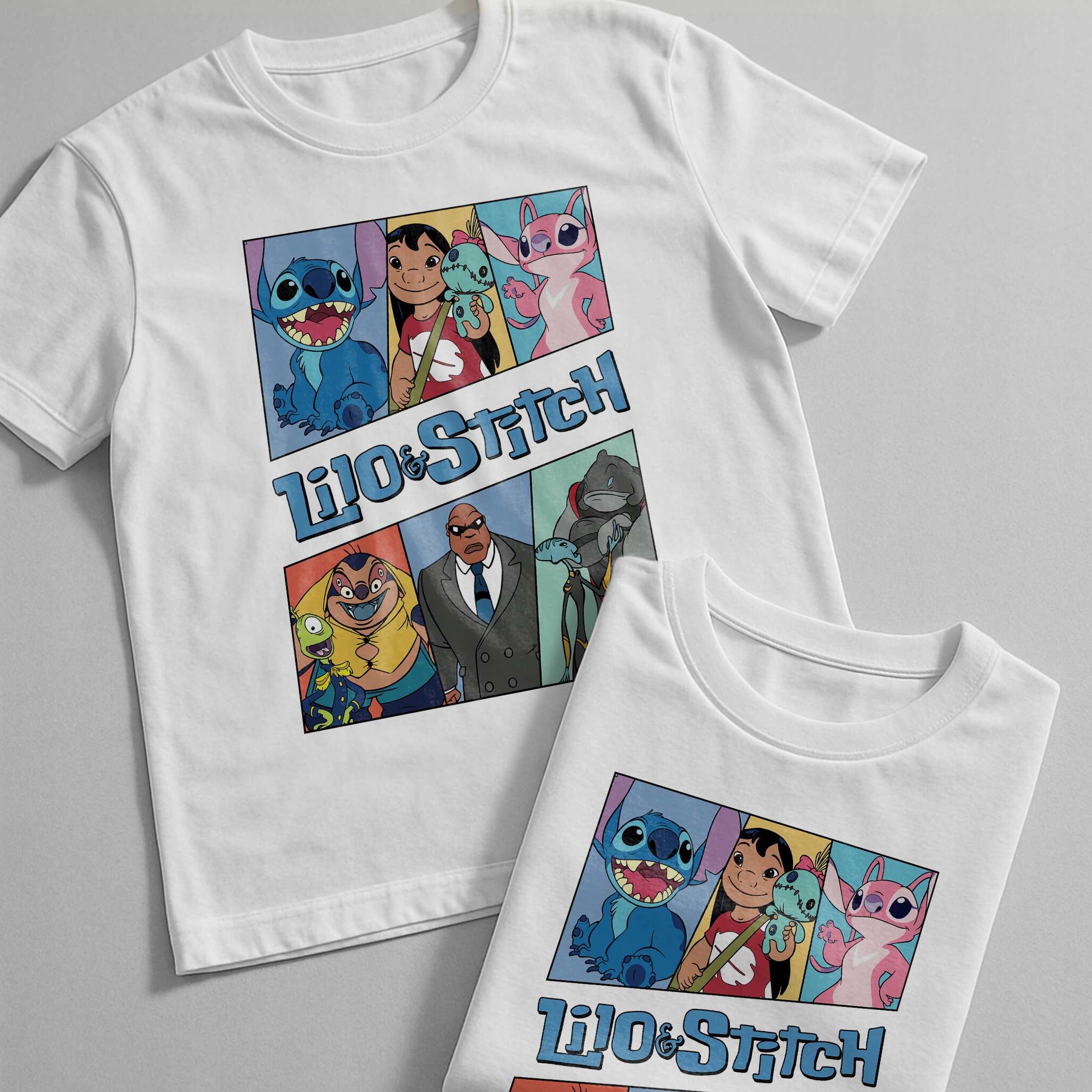 Koszulka biała dziecięca Stitch Lilo i Stich Dla Fanów