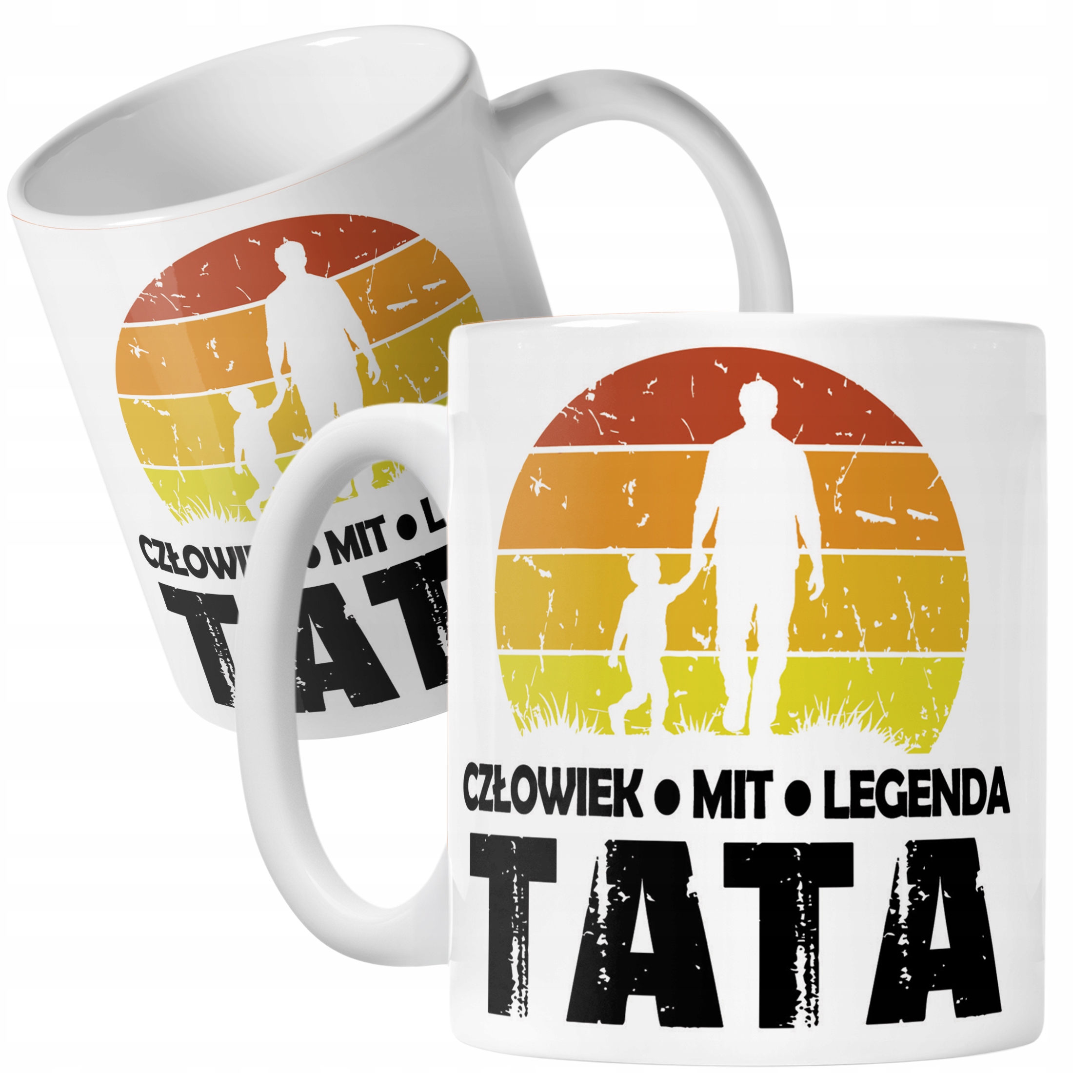 Kubek ceramiczny Dzień Ojca Dla Taty Człowiek Mit Legenda Prezent
