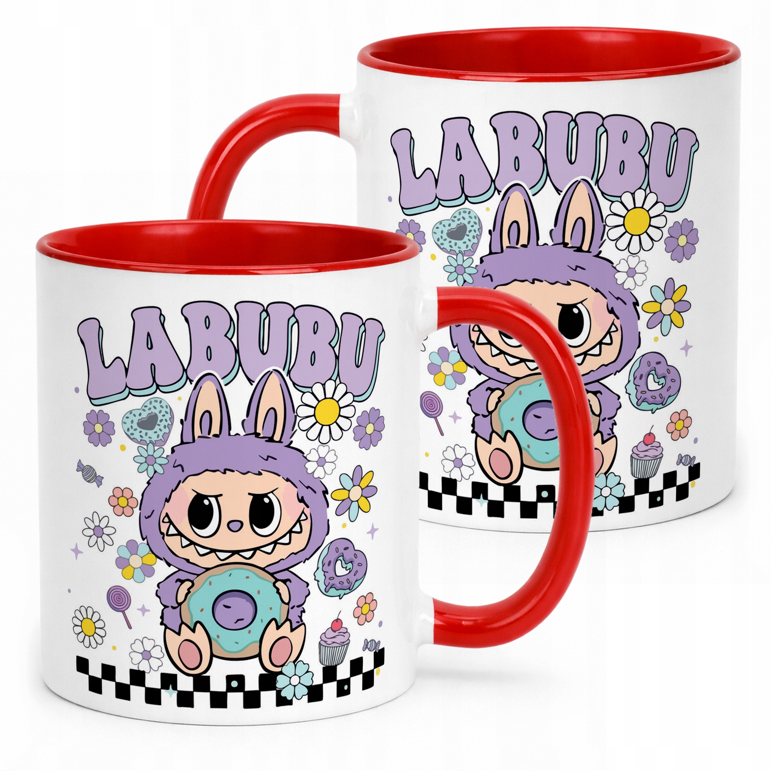 Kubek ceramiczny Labubu Dla Dzieci Prezent Urocze Potworki