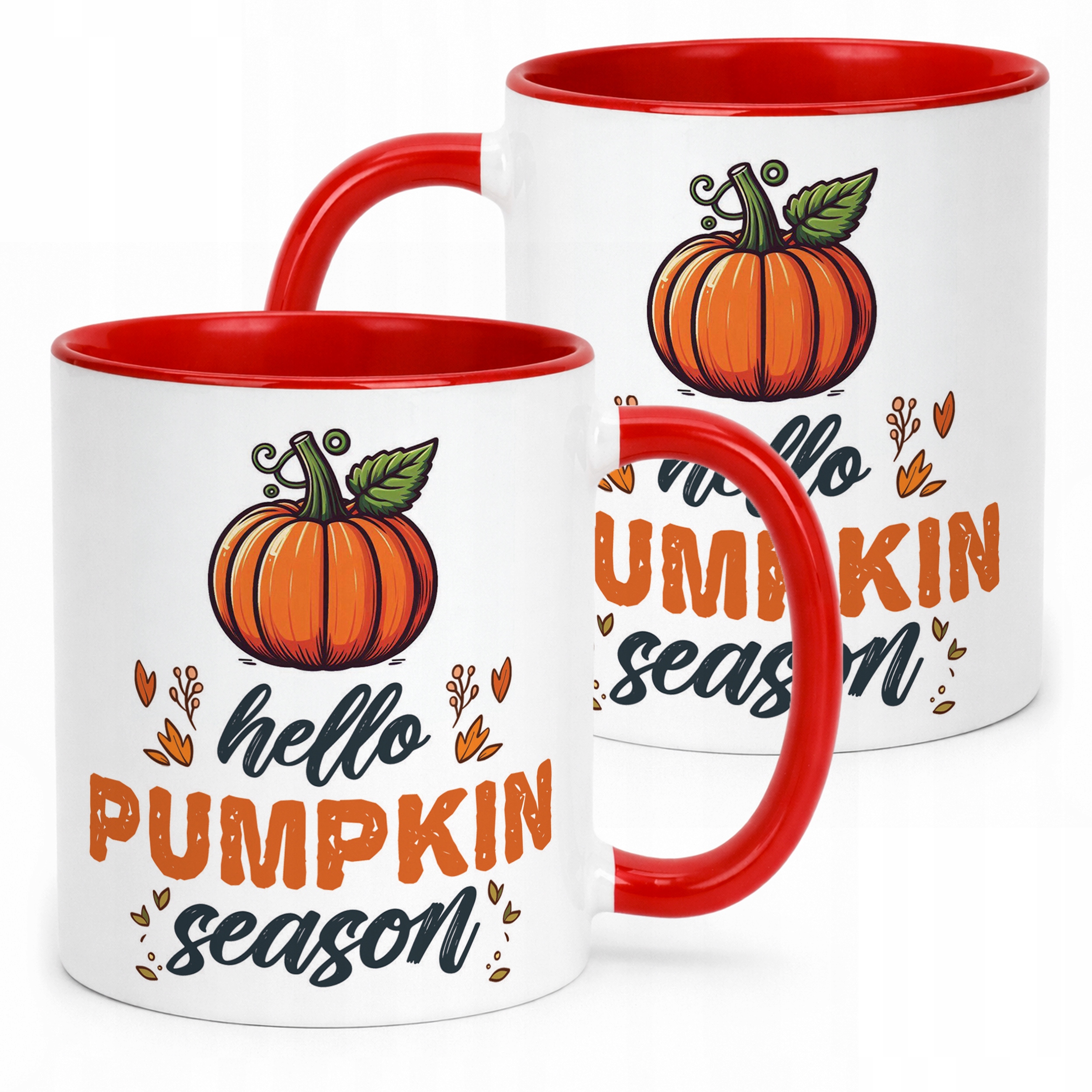 Kubek ceramiczny Jesienny Jesień Hello Pumpkin Dynia Prezent