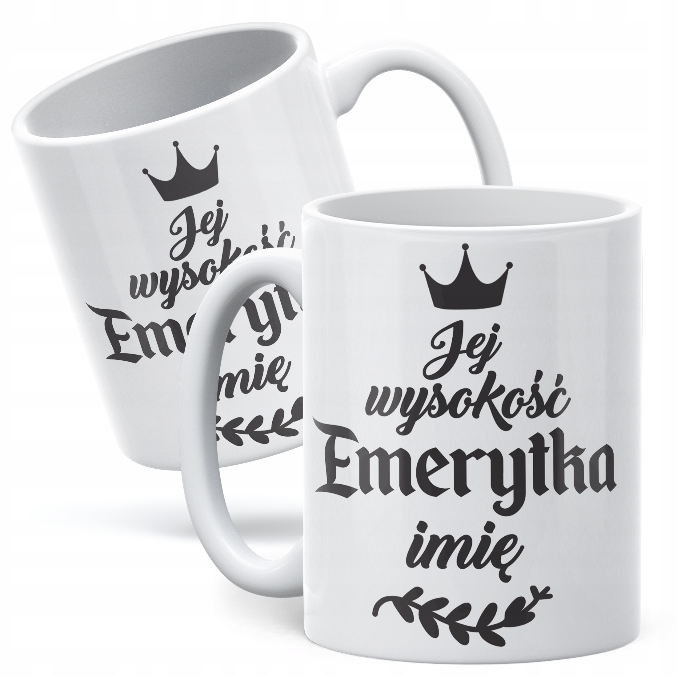 Kubek ceramiczny Personalizowany z okazji Emerytury Dla Emerytki Prezent