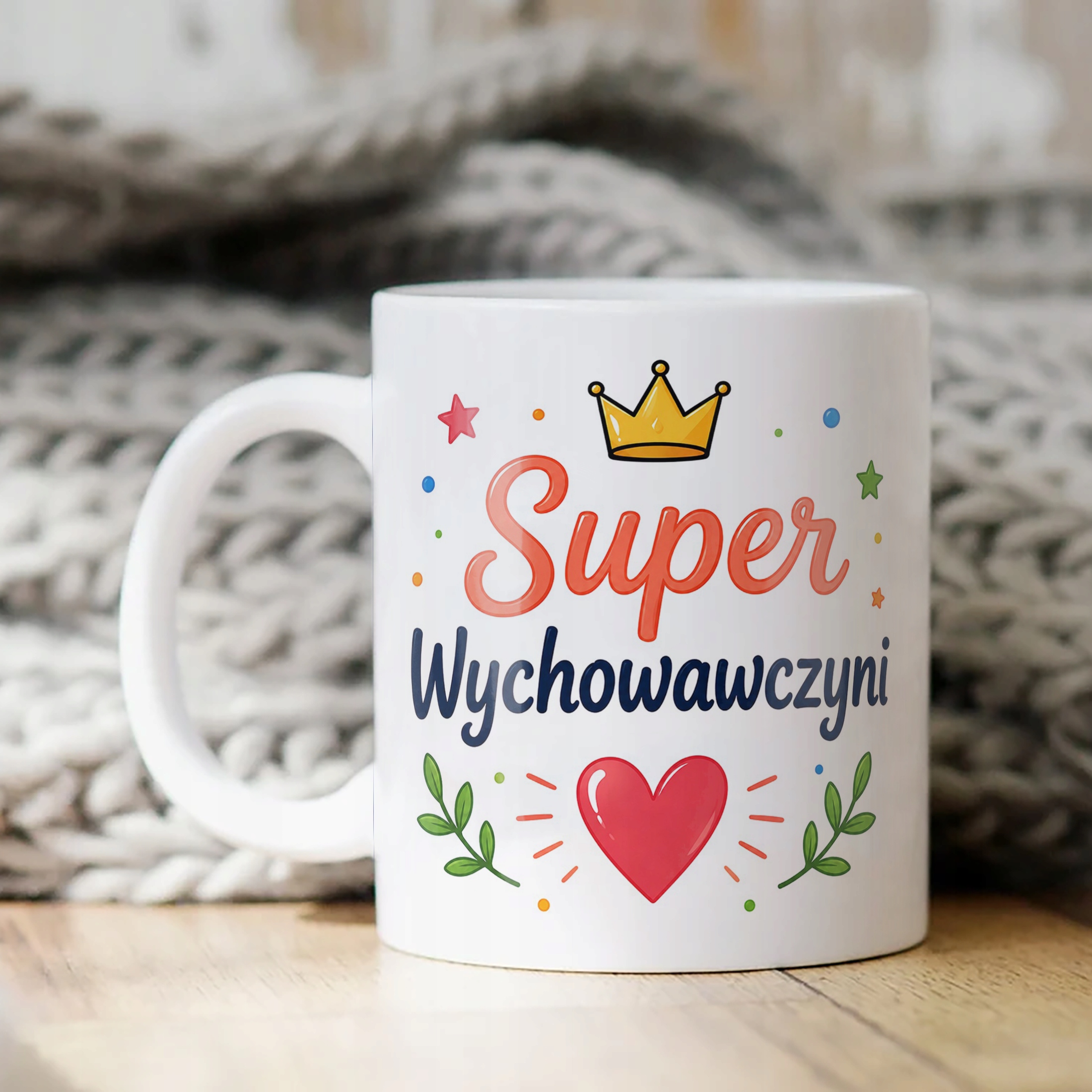 Kubek Dzień Nauczyciela Zakończenie Roku Dla Wychowawcy Prezent Upominek