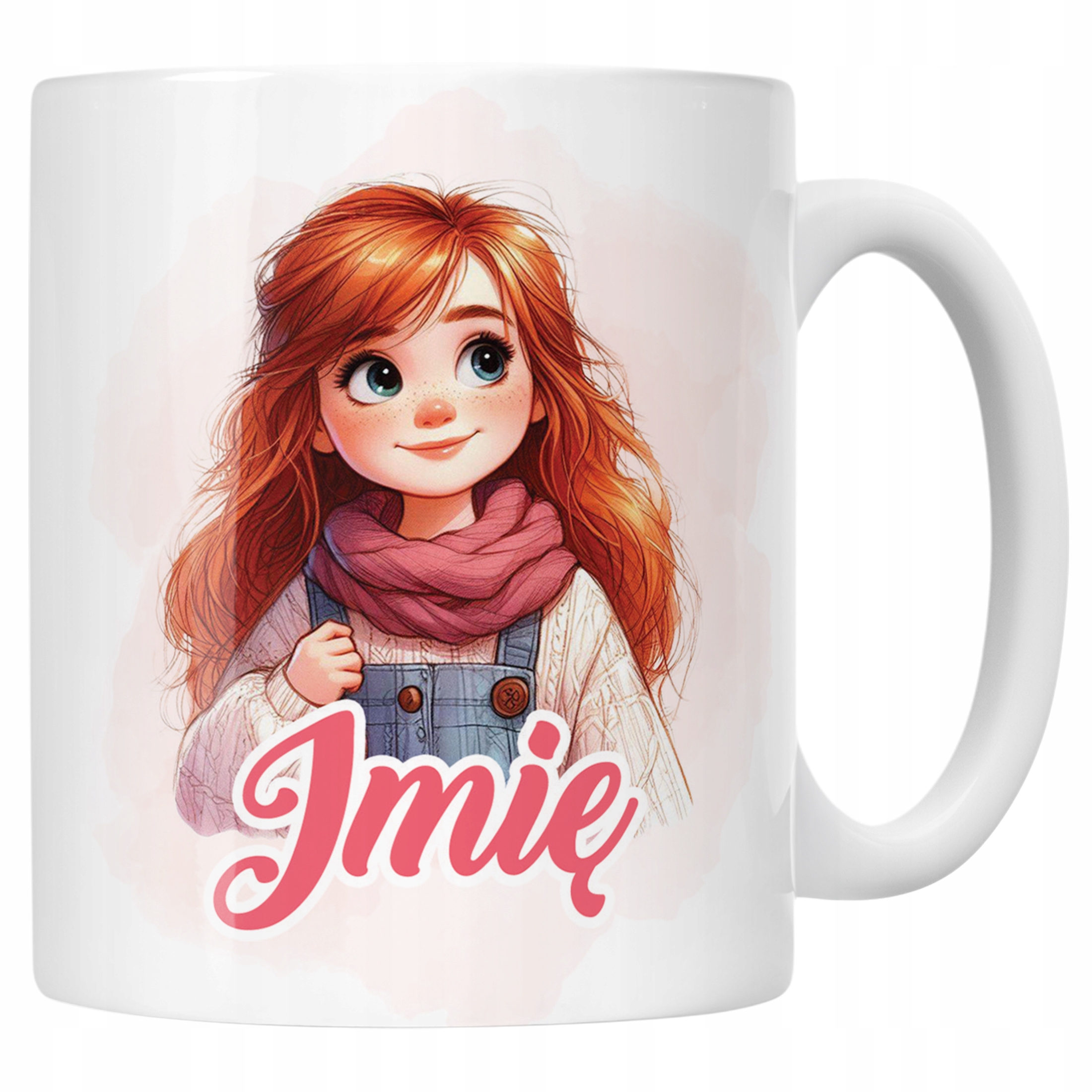 Kubek Ceramiczny Personalizowany Dzień Kobiet Dla Dziewczynki Prezent