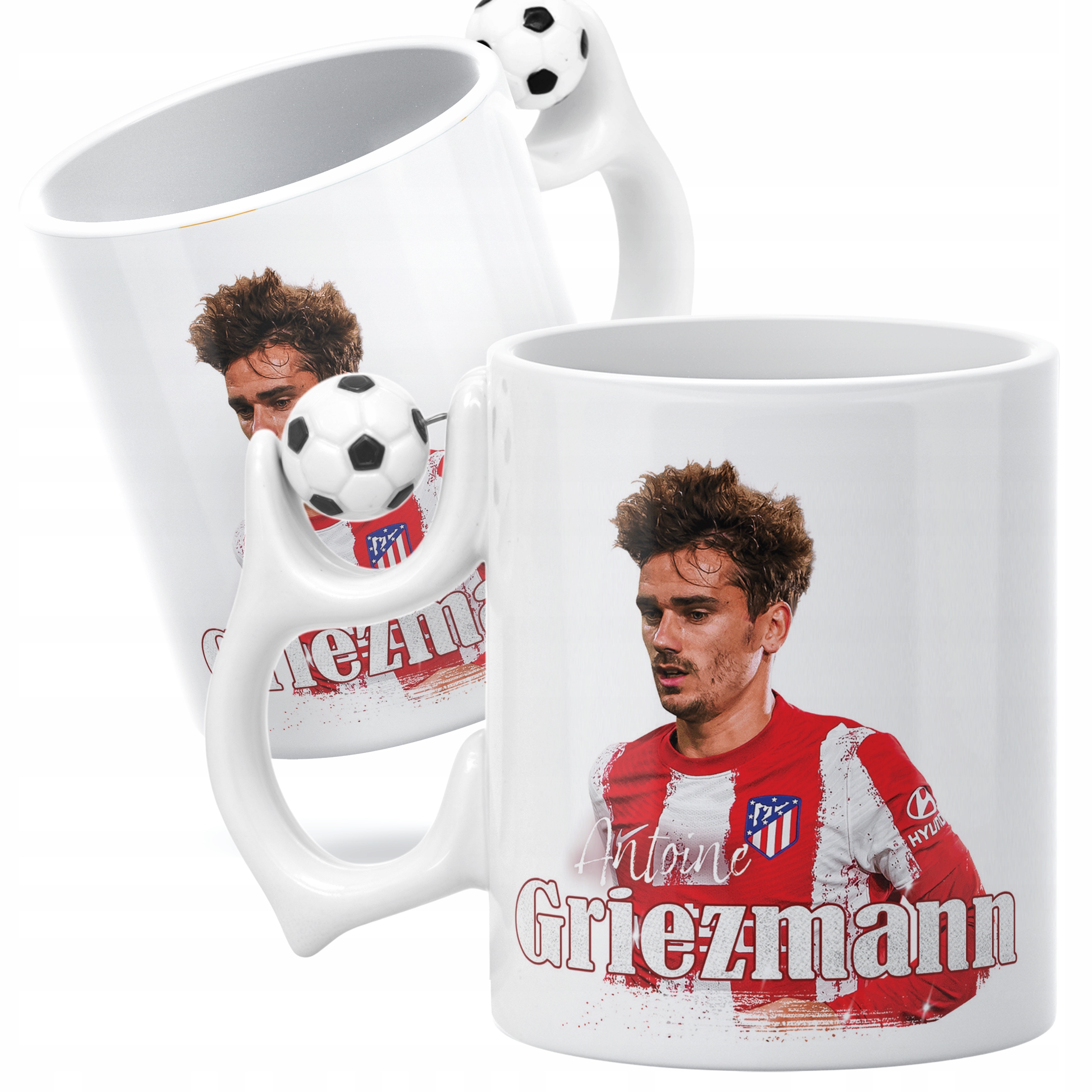 Kubek piłkarski Antoine Griezmann dla kibiców Atlético Madryt Prezent