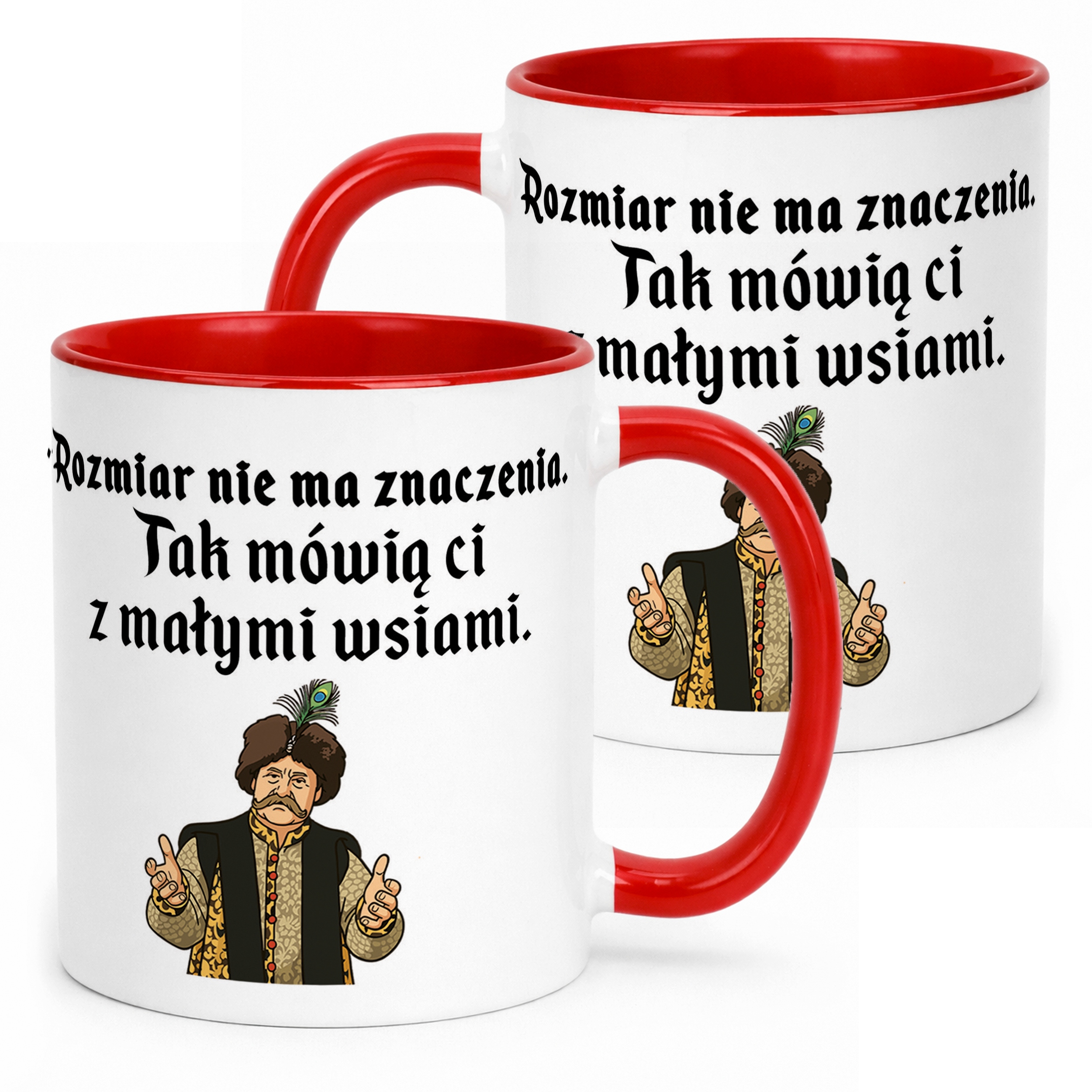 Kubek ceramiczny 1670 Rozmiar Nie Ma Znaczenia Jan Paweł Prezent