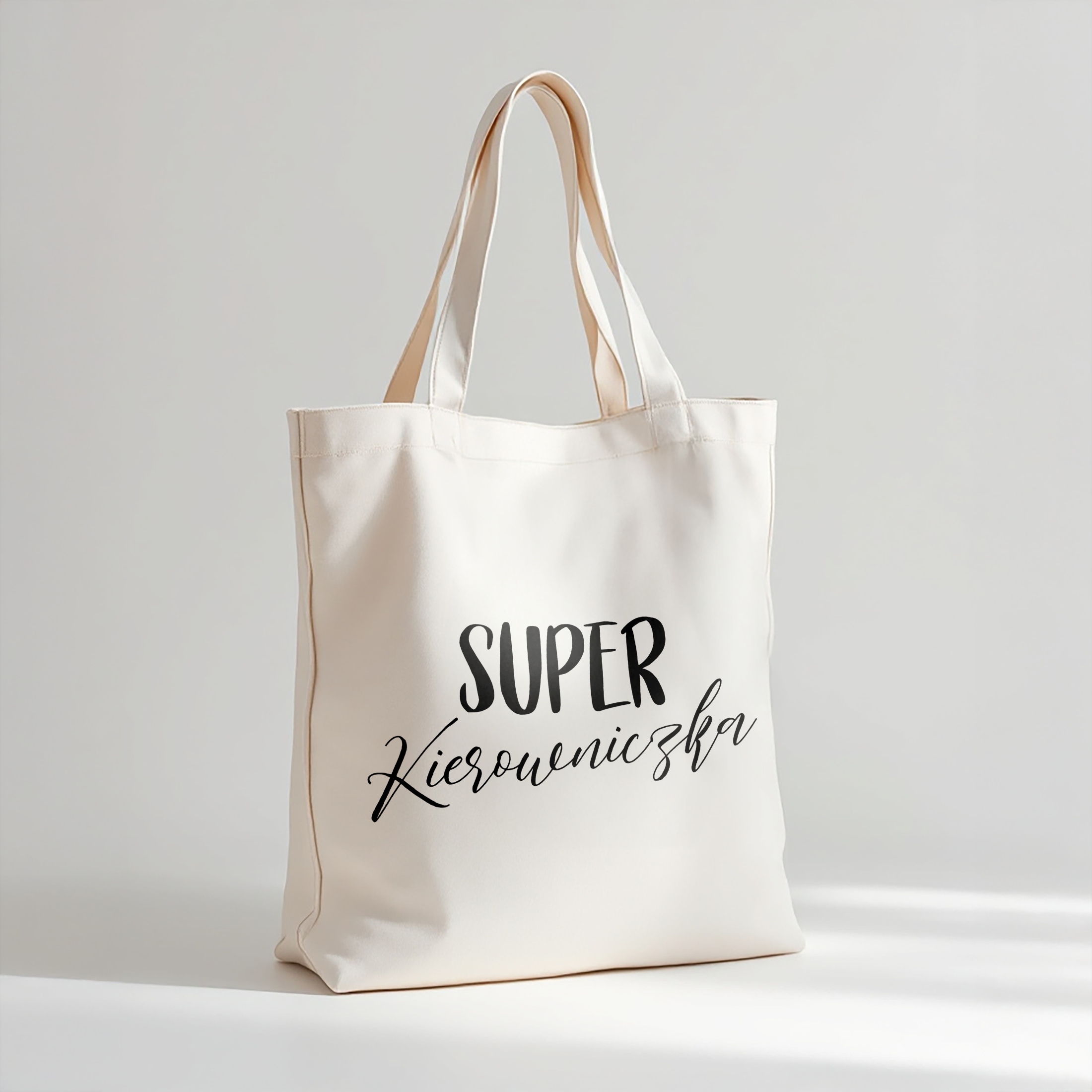Torba bawełniana premium Super Kierowniczka Zabawny Prezent