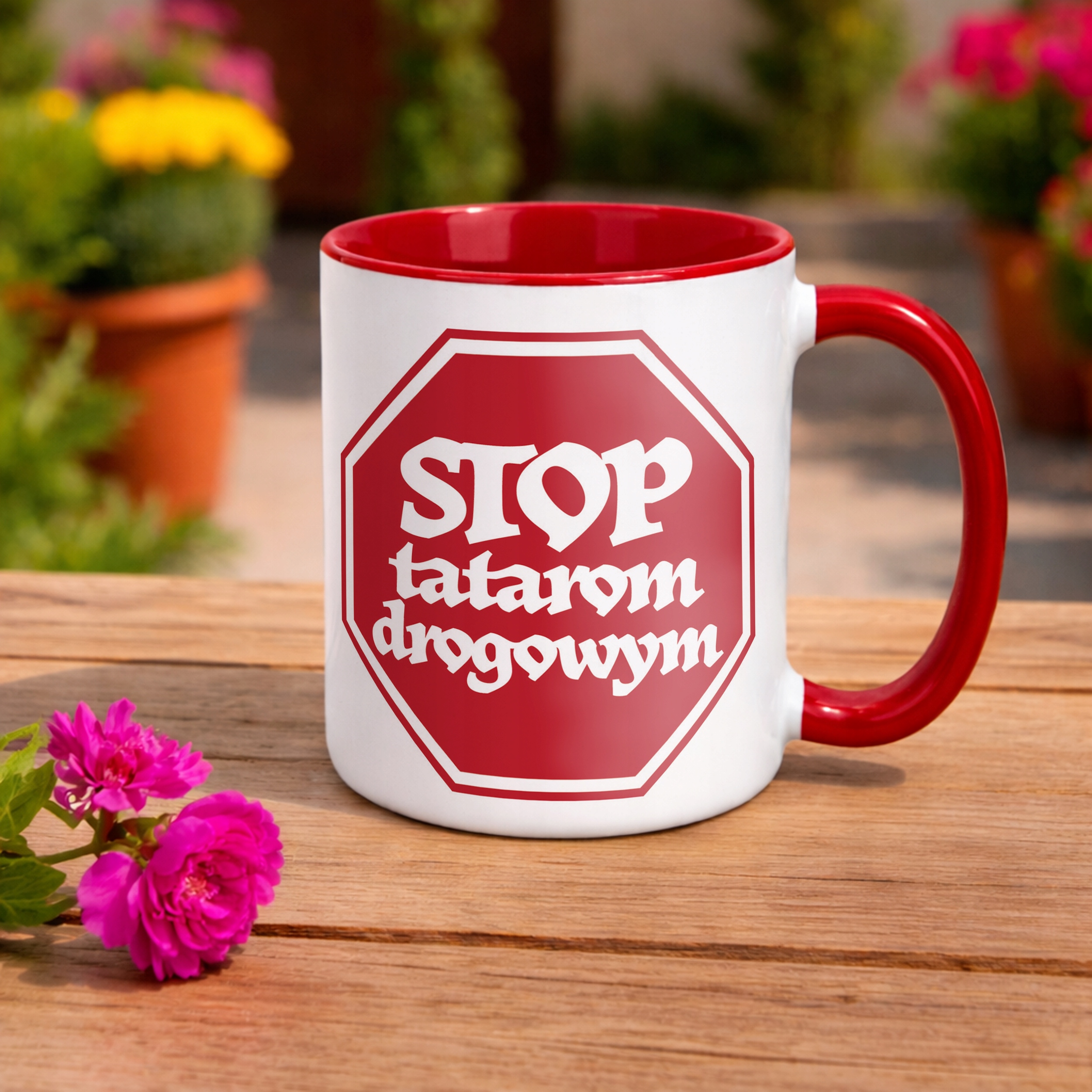 Kubek ceramiczny 1670 Stop Tatarom Dla Fanów Serialu Prezent