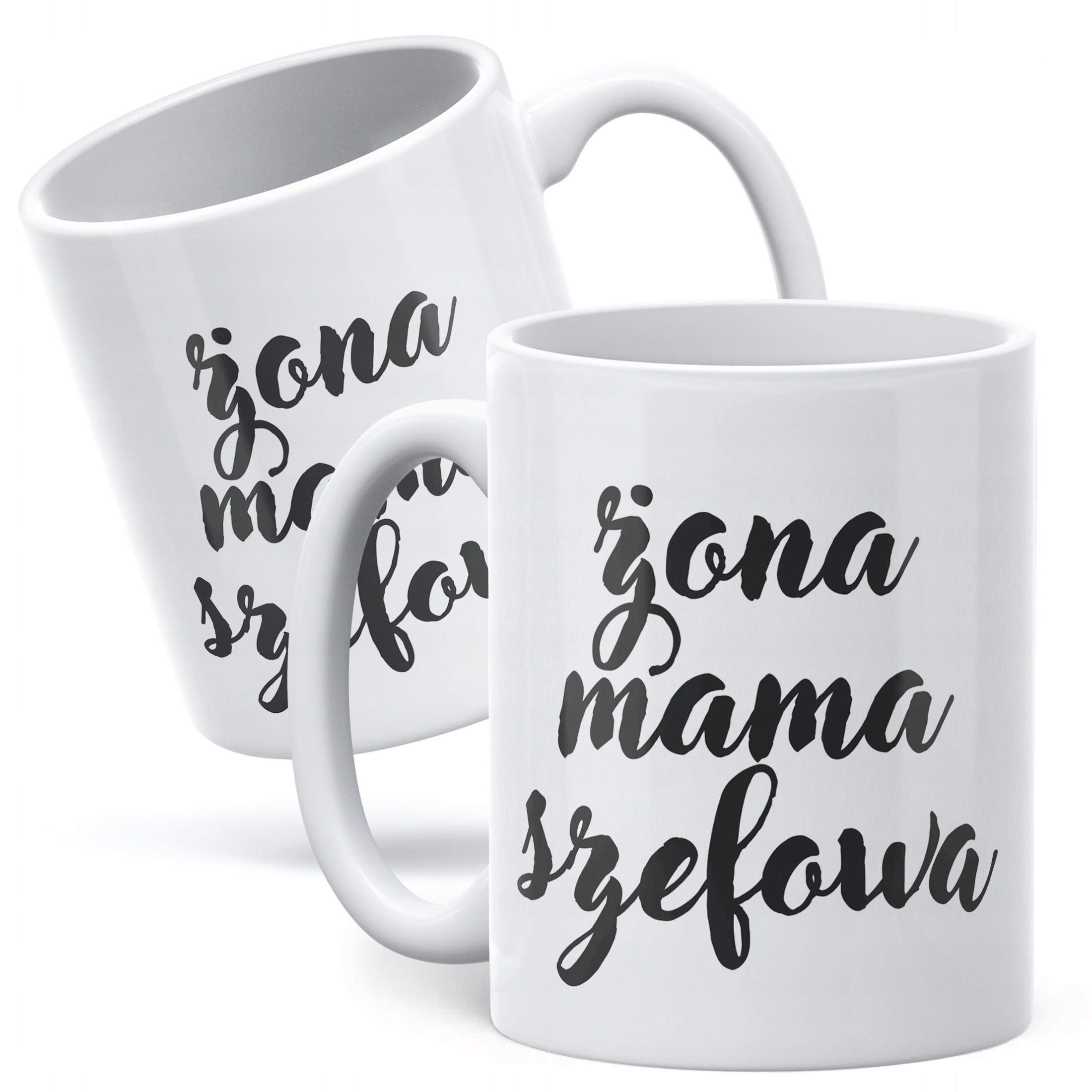 Kubek ceramiczny Żona Mama Szefowa Prezent Upominek Dla Kobiety