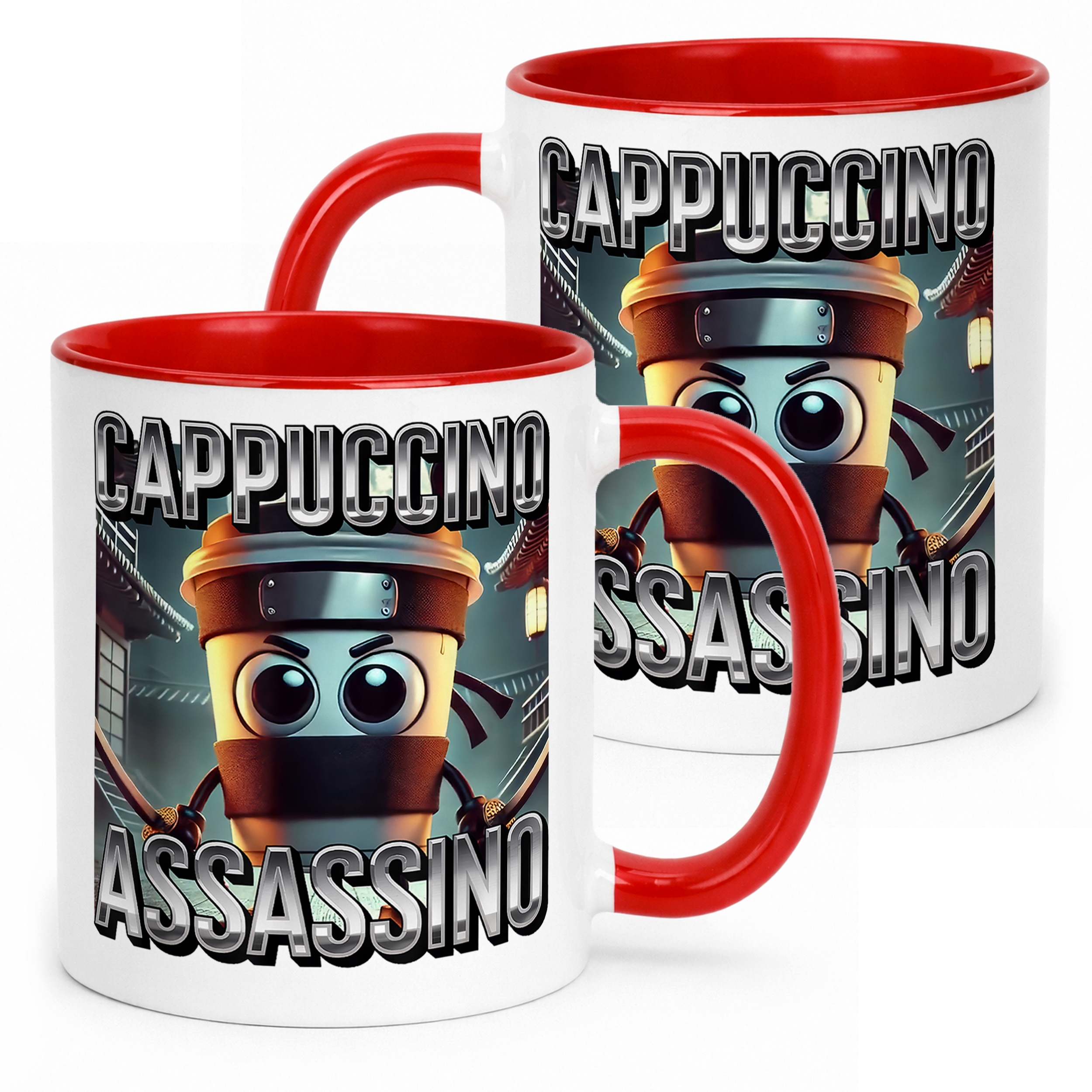 Kubek ceramiczny Cappuccino Assassino viral tiktok brainrot