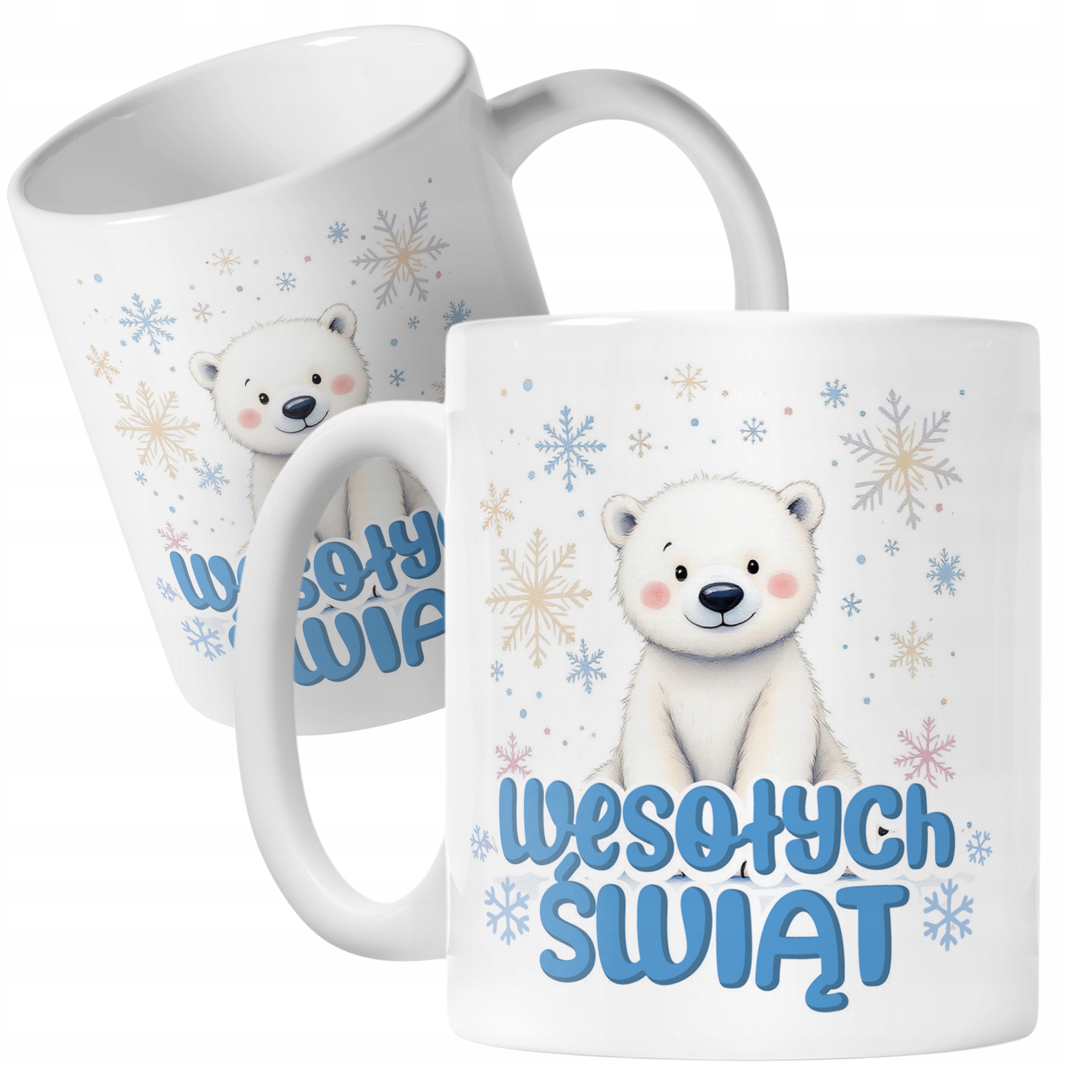 Kubek Ceramiczny Świąteczny Wesołych Świąt Boże Narodzenie Prezent