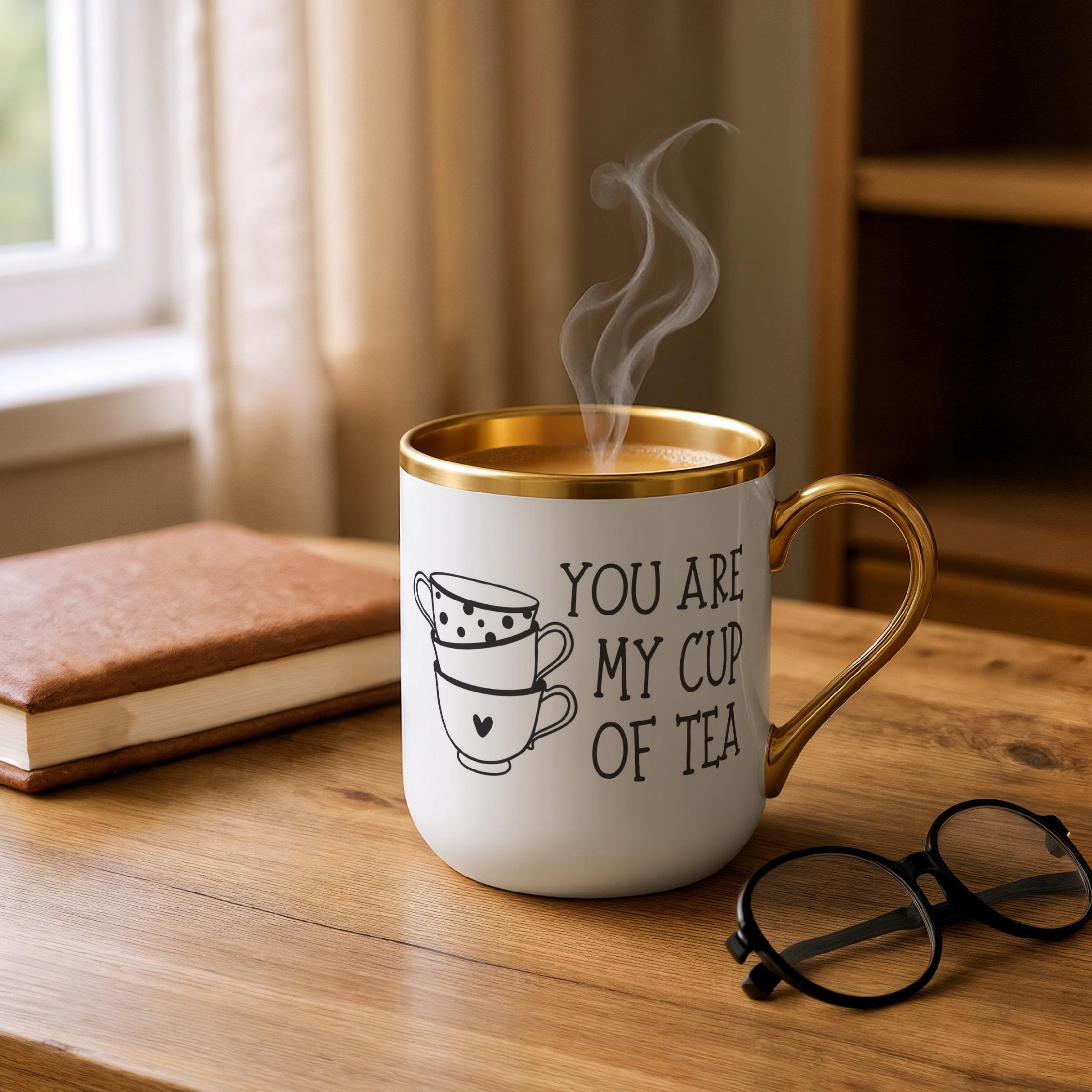 Kubek Premium Złoty You Are My Cup Of Tea Walentynki Prezent