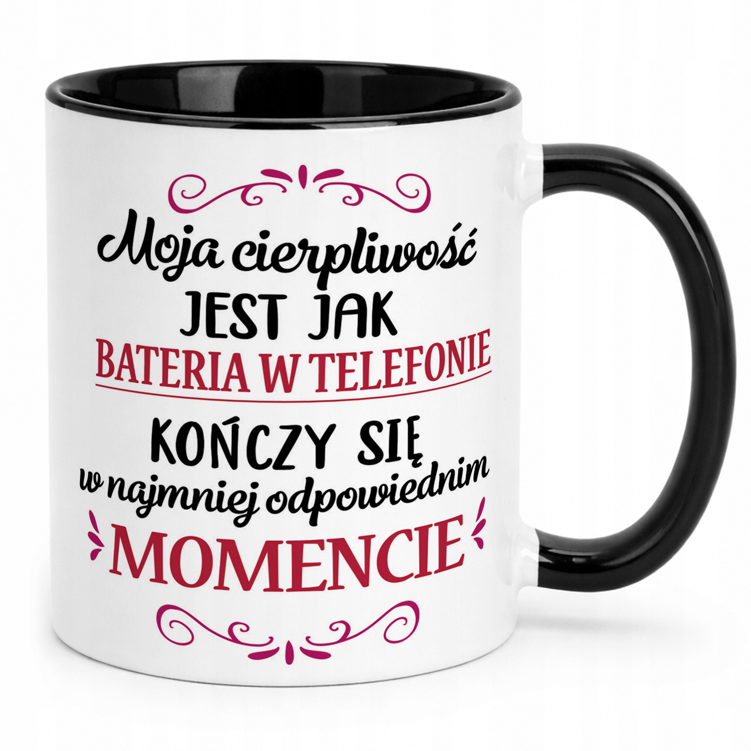 Kubek Czarny Dzień Kobiet Dla Kobiety Dziewczyny Prezent Upominek