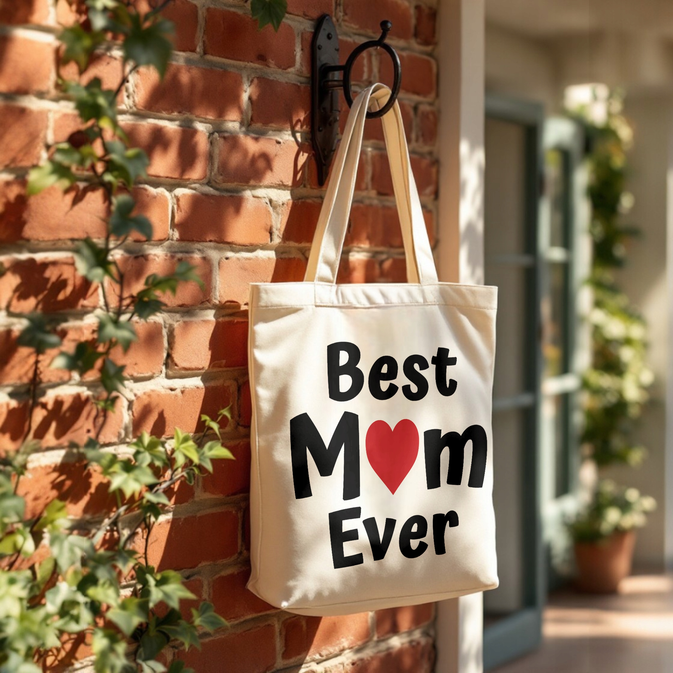 Torba bawełniana premium Best Mom Ever Dzień Matki Prezent