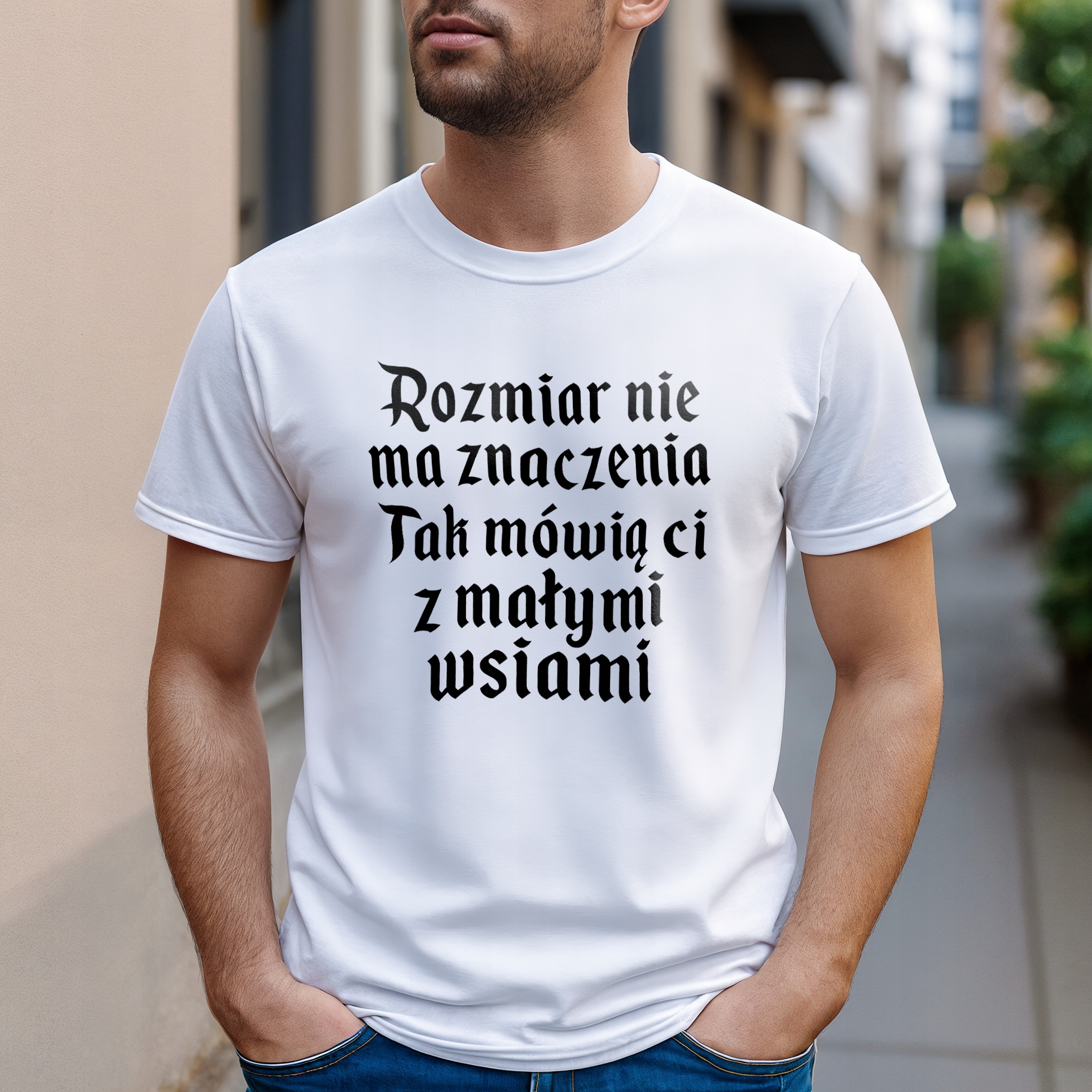 Koszulka biała męska 1670 Rozmiar Nie Ma Znaczenia r. 3XL