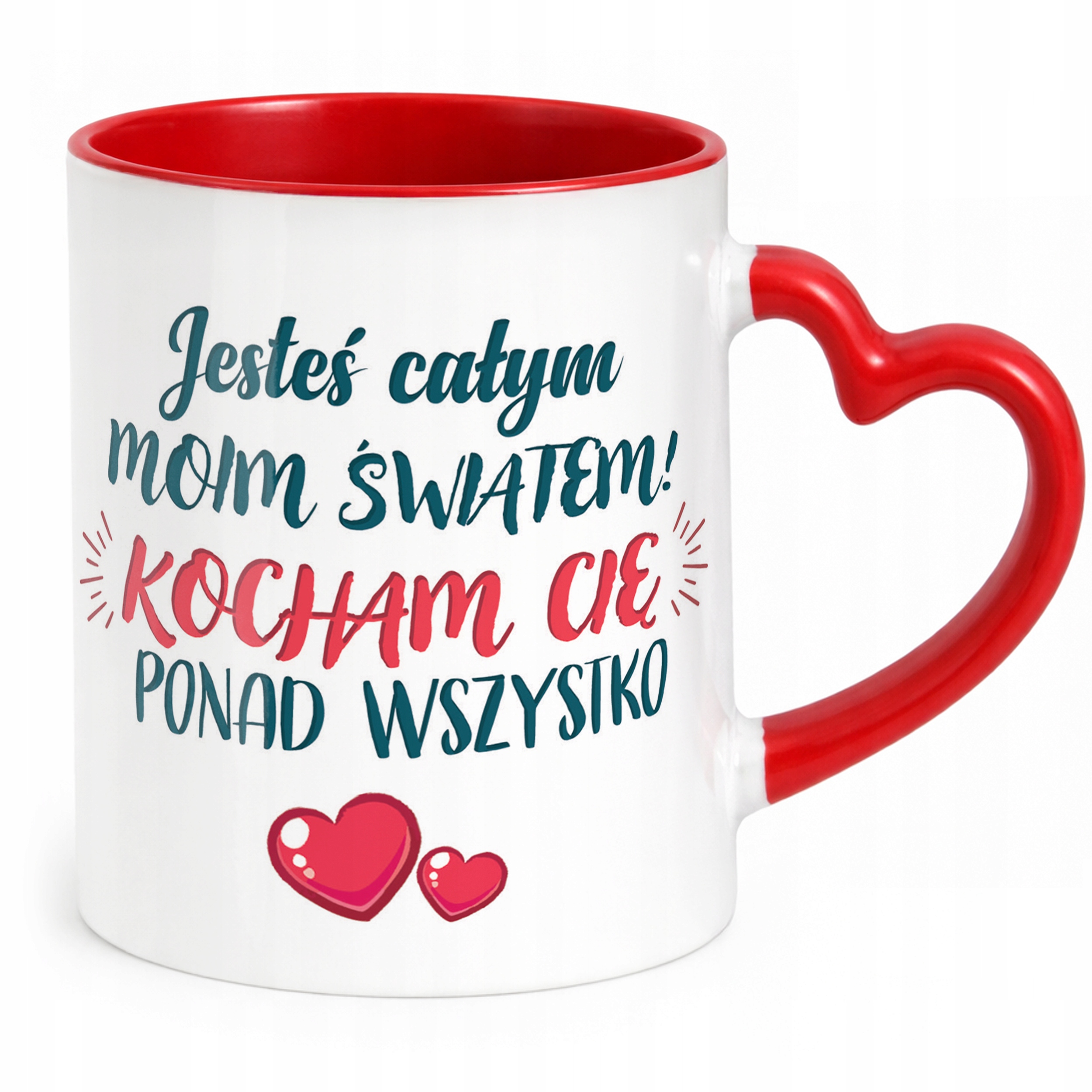 Kubek Walentynkowy Personalizowany Serce Walentynki Prezent Upominek