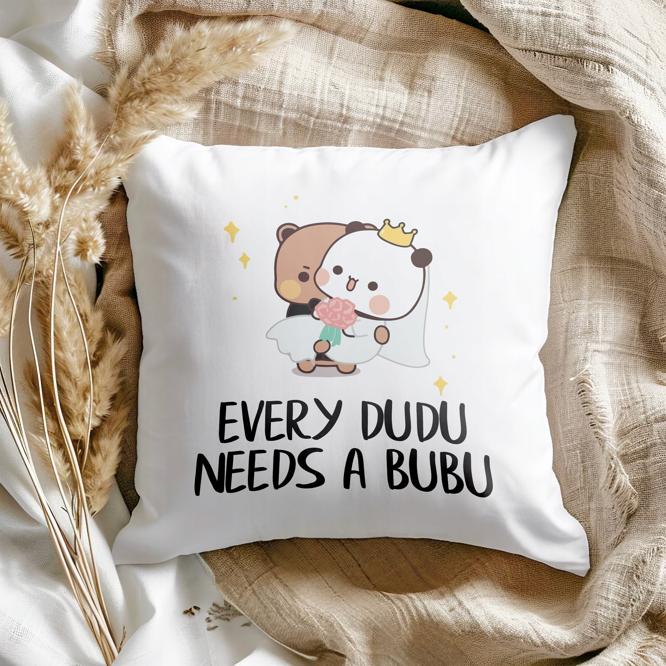 Poduszka Z okazji Walentynek Bubu i Dudu Dla Party Prezent Upominek