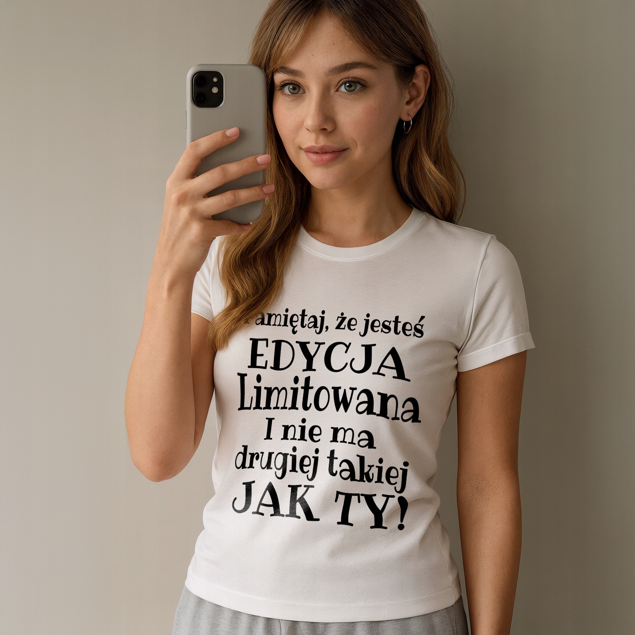 Koszulka biała damska Edycja Limitowana Zabawny Prezent