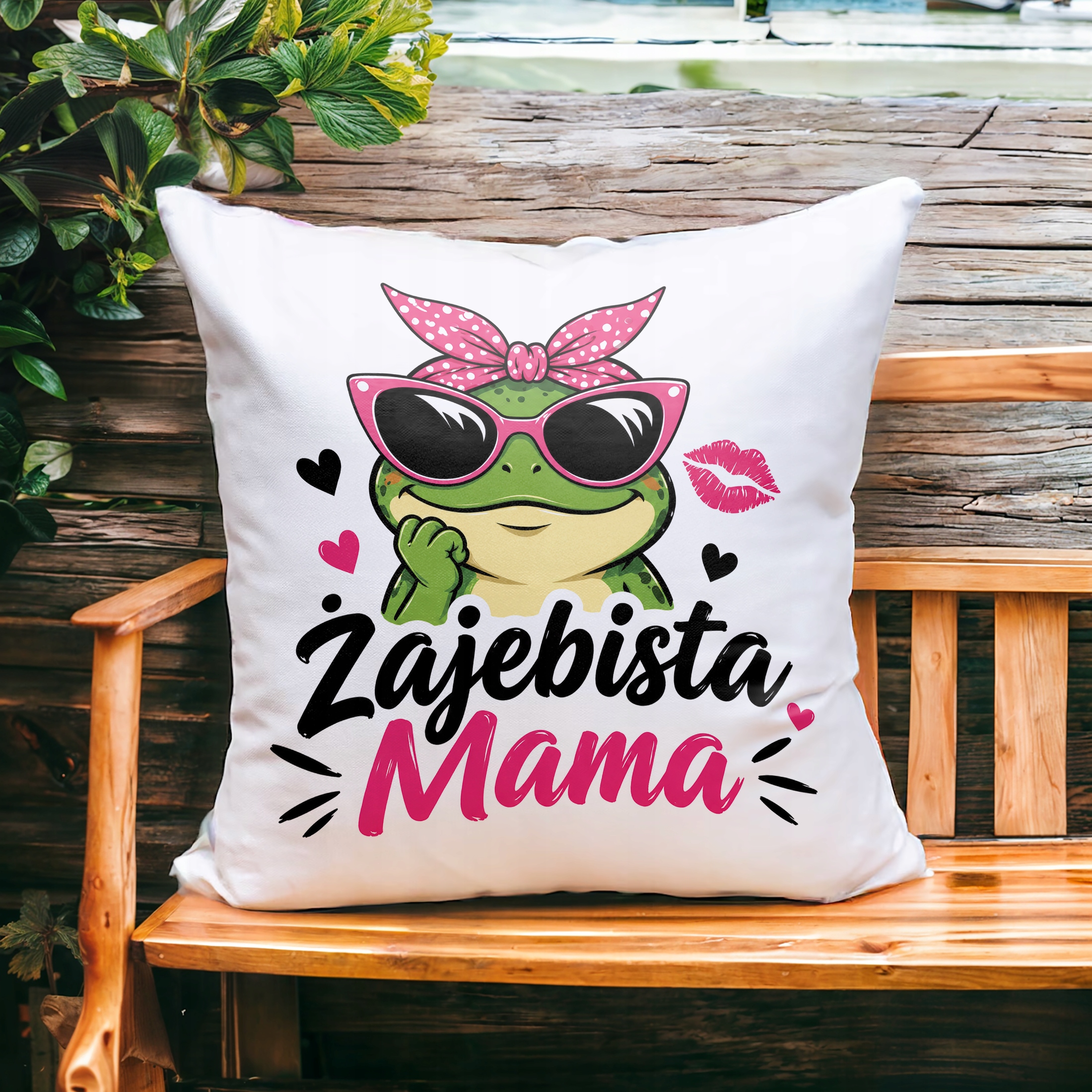 Poduszka dla mamy 38x38cm prezent na Dzień Matki fajny upominek dla mamy