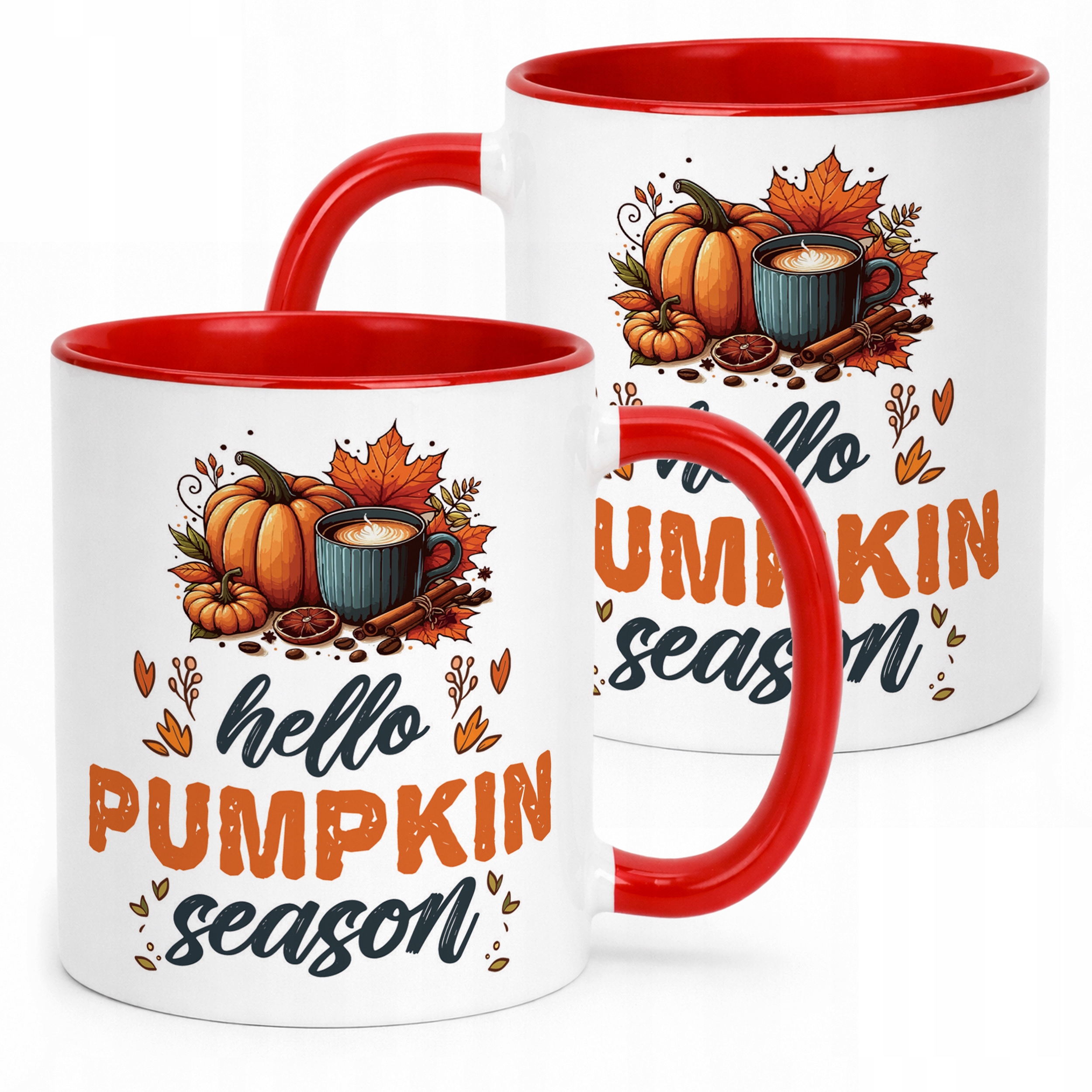 Kubek ceramiczny Jesienny Jesień Hello Pumpkin Dynia Prezent