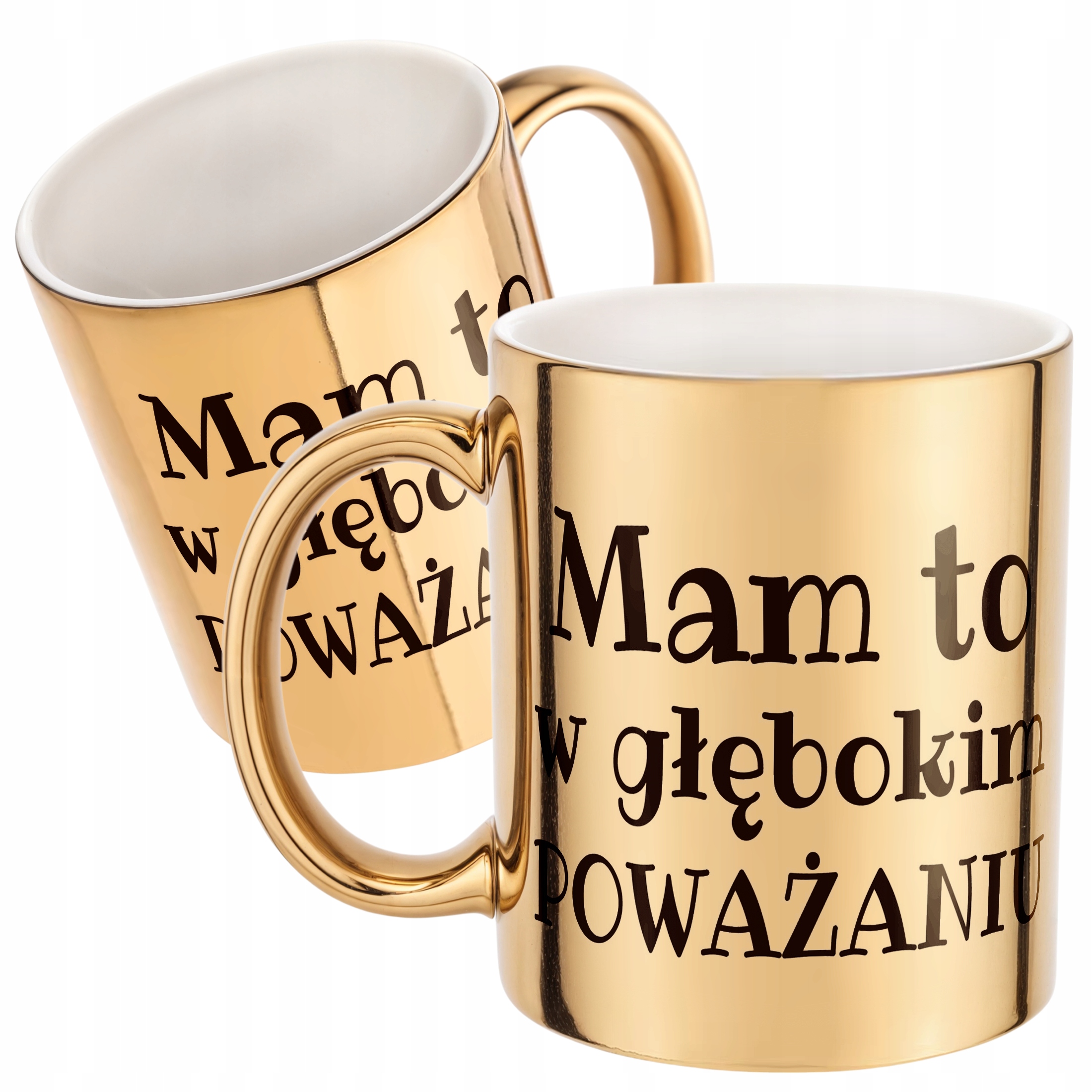 Złoty Kubek Mam To W Głębokim Poważaniu Zabawny Prezent
