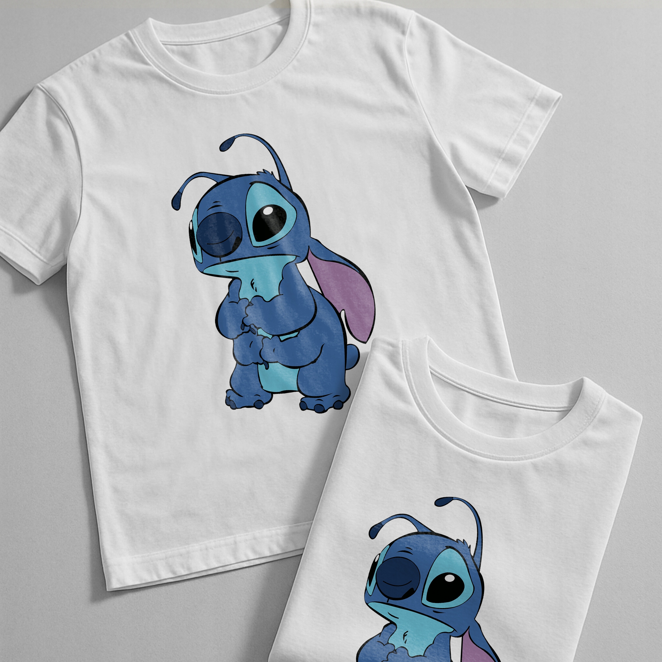 Koszulka biała dziecięca Stitch Lilo i Stich Dla Fanów