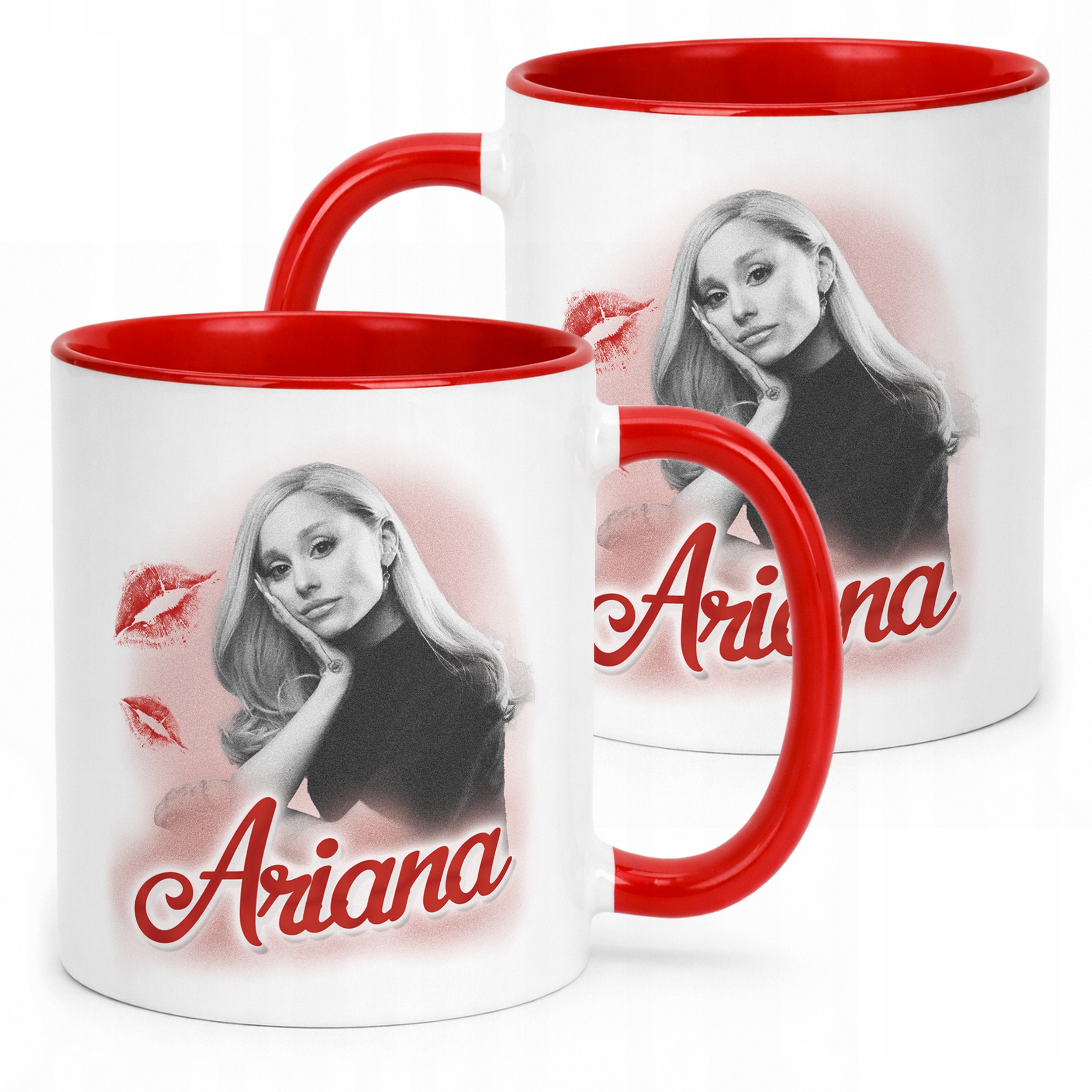Kubek Czerwony Ariana Grande Dla Fanów Prezent Upominek