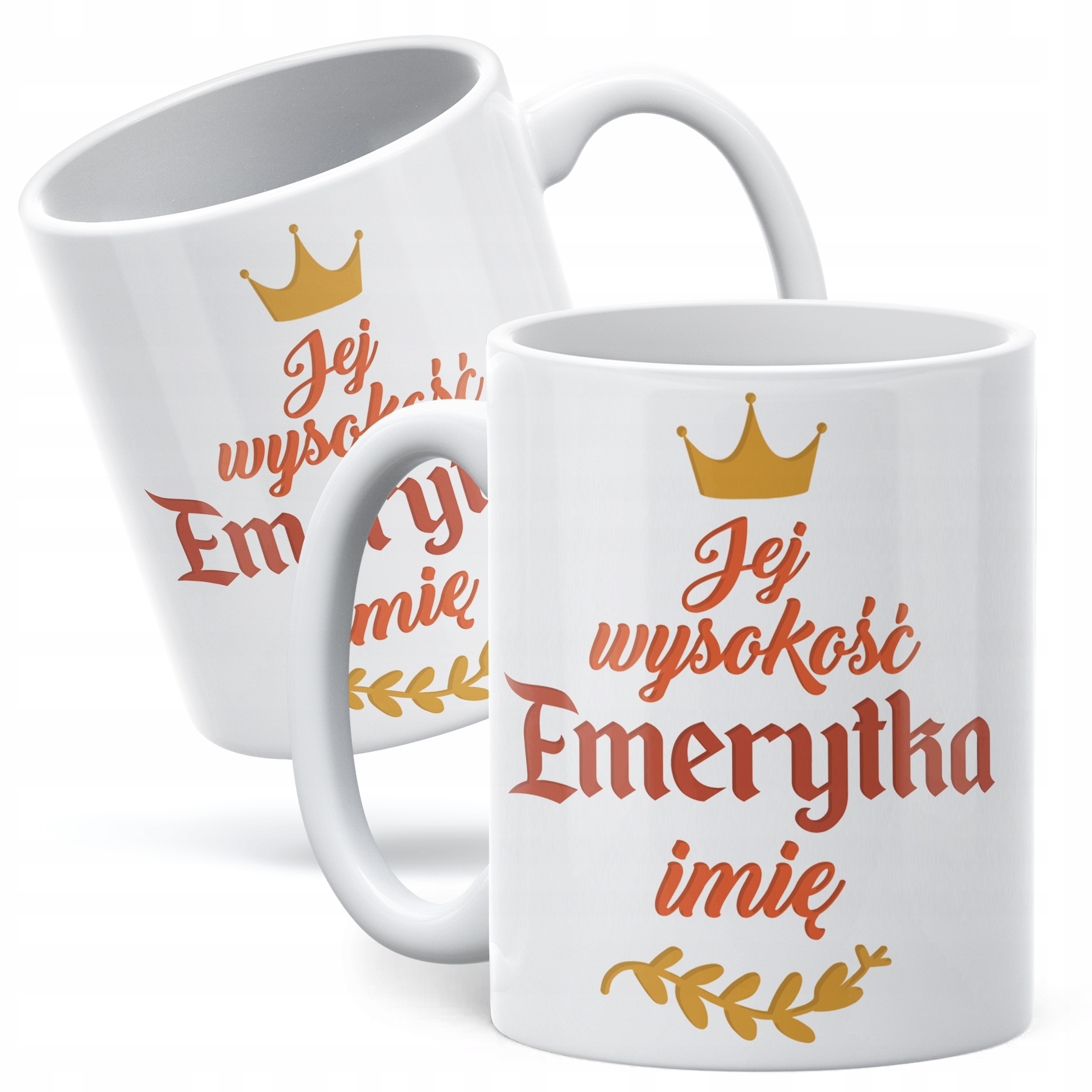 Kubek ceramiczny Personalizowany z okazji Emerytury Dla Emerytki Prezent