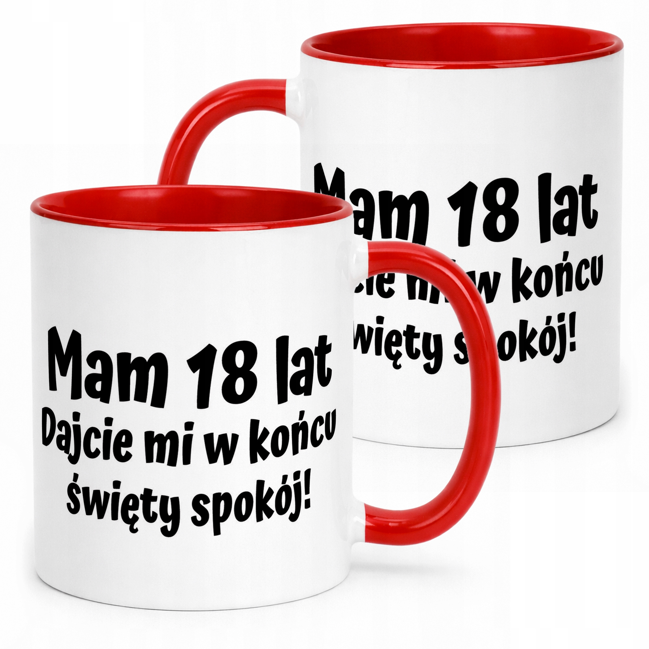 Kubek ceramiczny Mam 18 Lat Na Urodziny Prezent Upominek