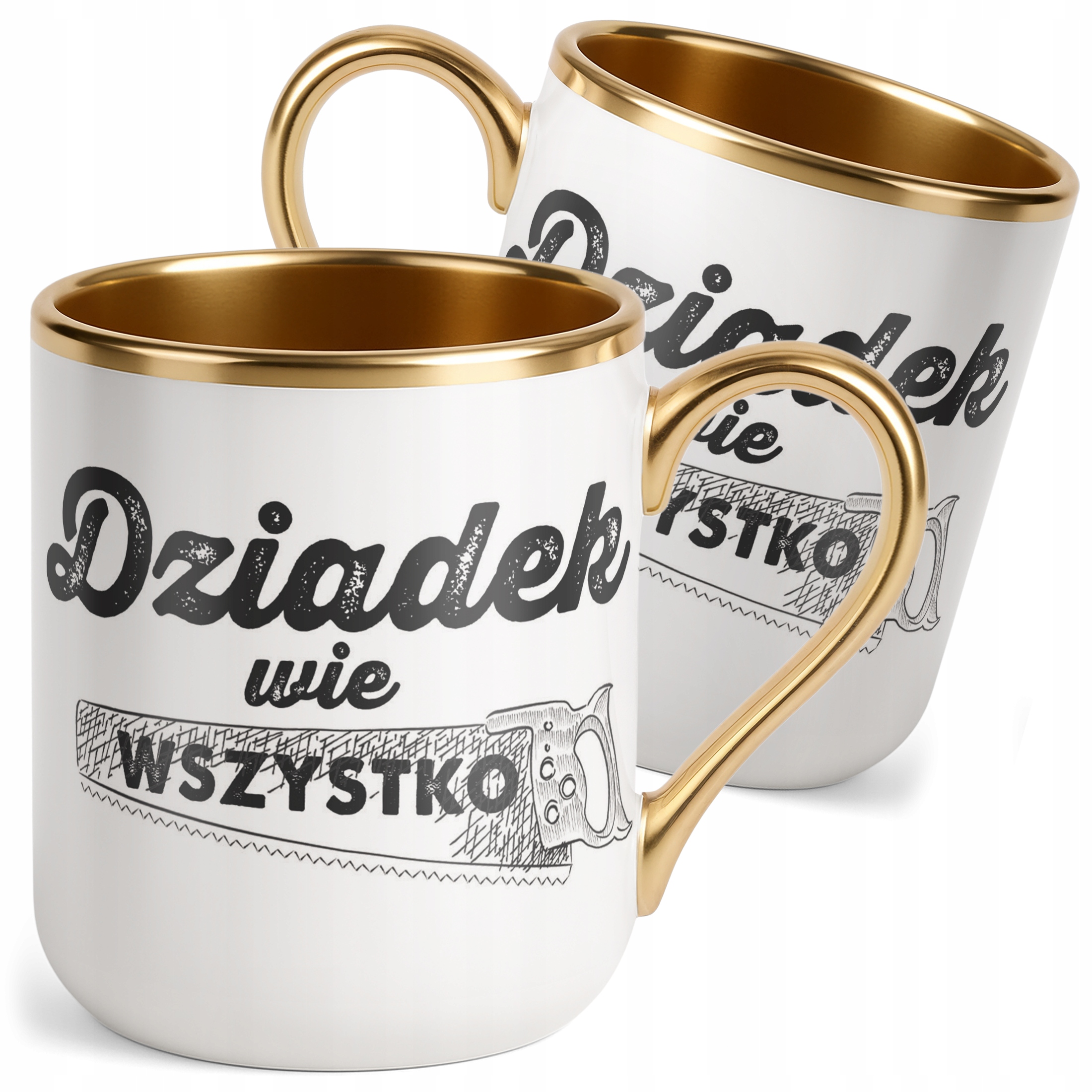 Kubek Premium Złoty Dzień Dziadka Dla Dziadka Prezent Upominek