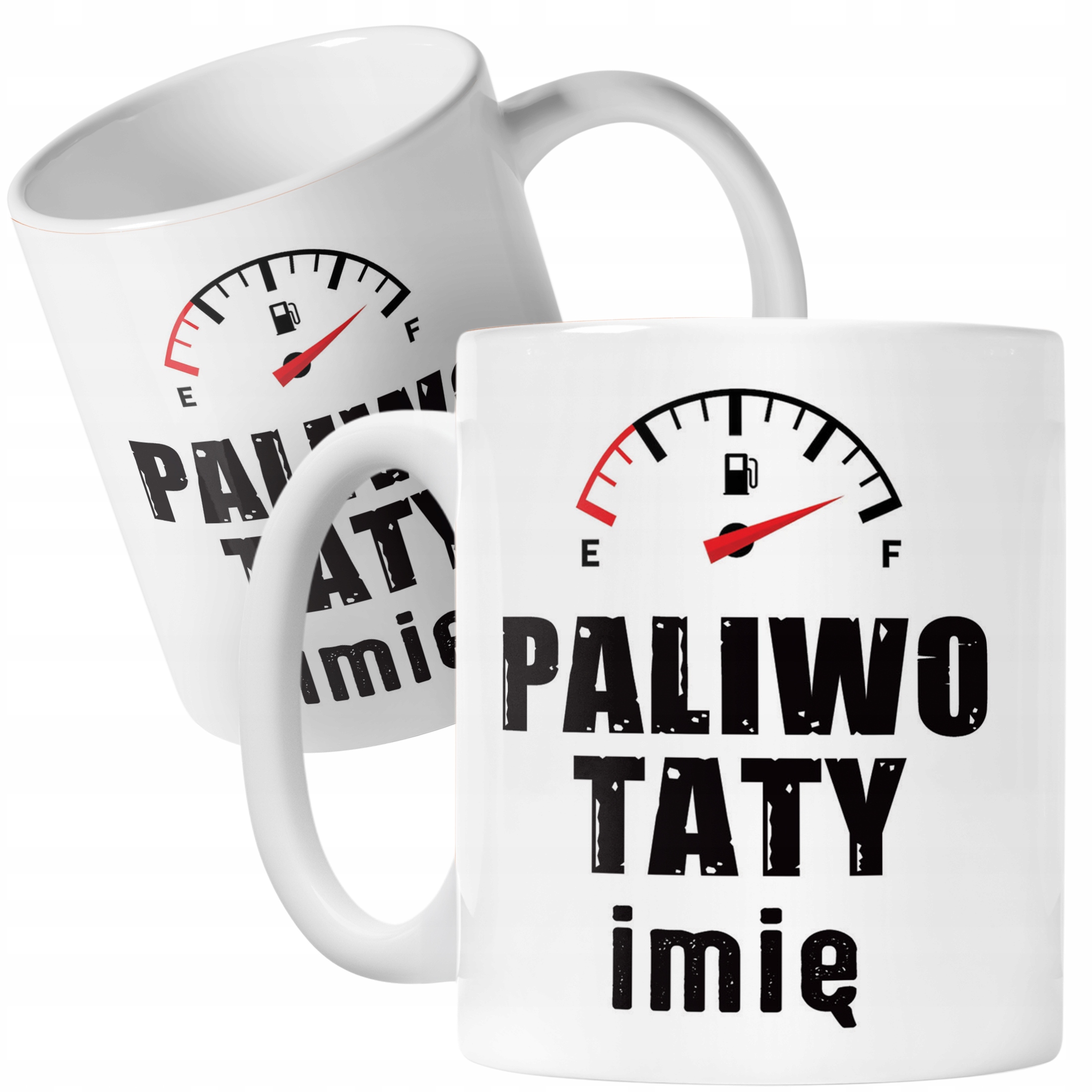 Kubek ceramiczny Personalizowany Dzień Ojca Paliwo Taty Prezent
