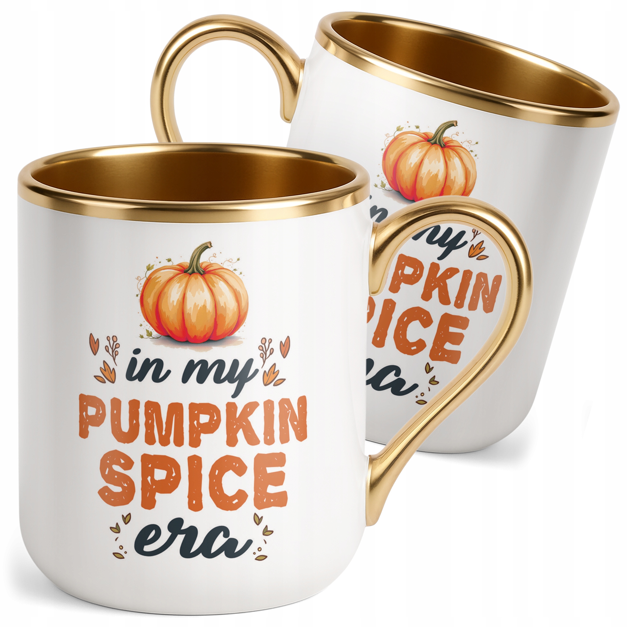 Kubek Premium Złoty Jesienny Jesień In My Pumpkin Spice Era Prezent