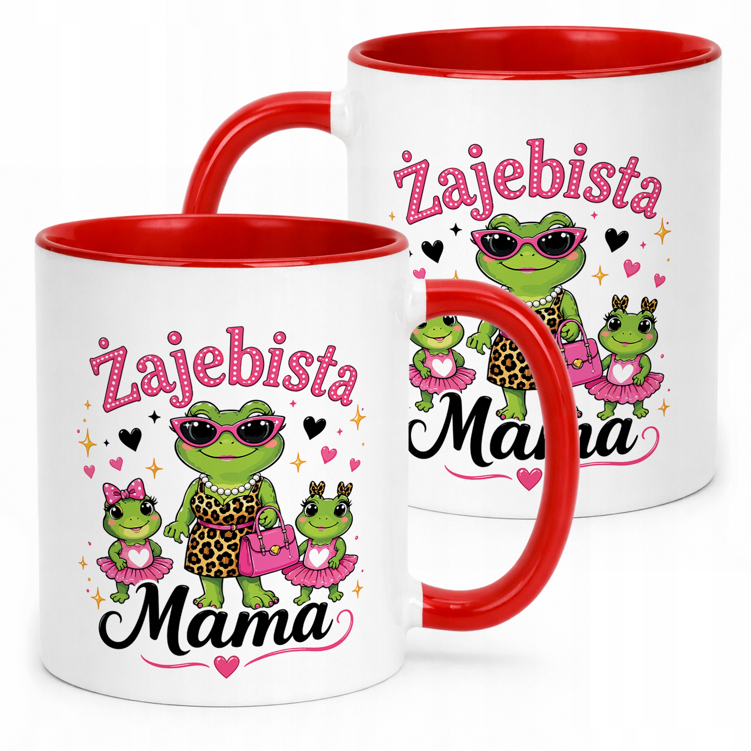 Dzień Matki prezent dla mamy kubek czerwony wyjątkowy upominek mamy