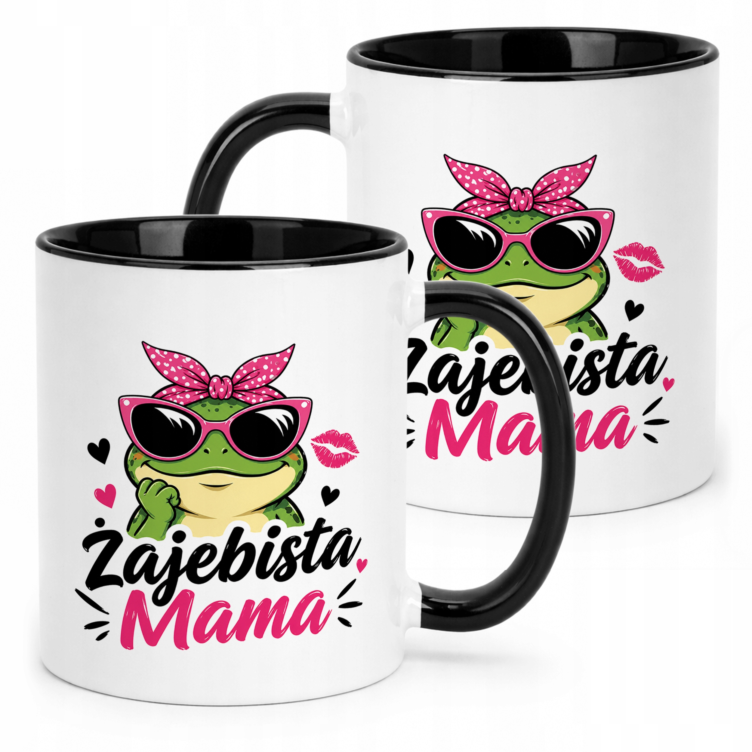 Dzień Matki prezent dla mamy kubek czarny elegancki upominek dla mamy