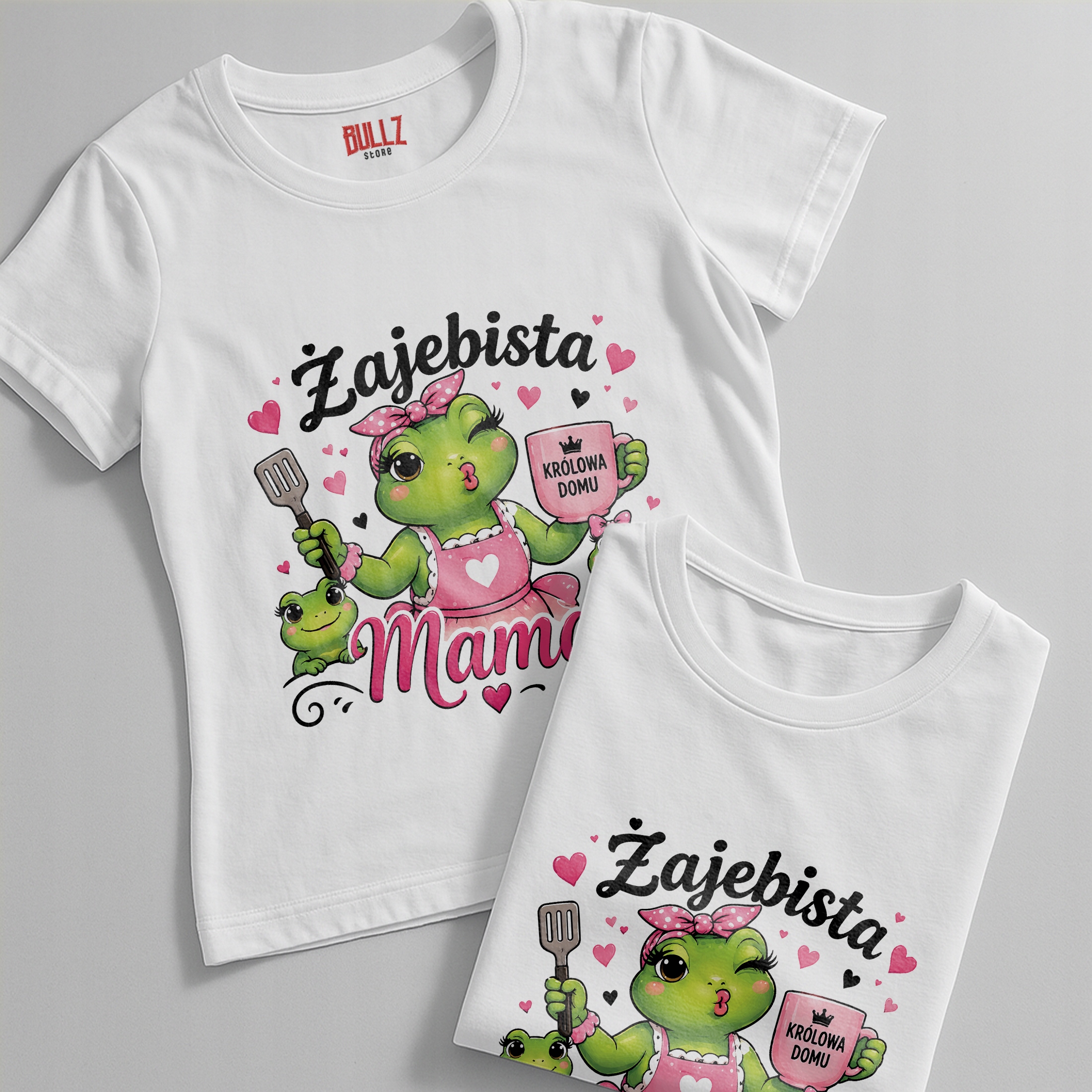 Koszulka biała damska Dzień Matki Dla Mamy Prezent Upominek r. S