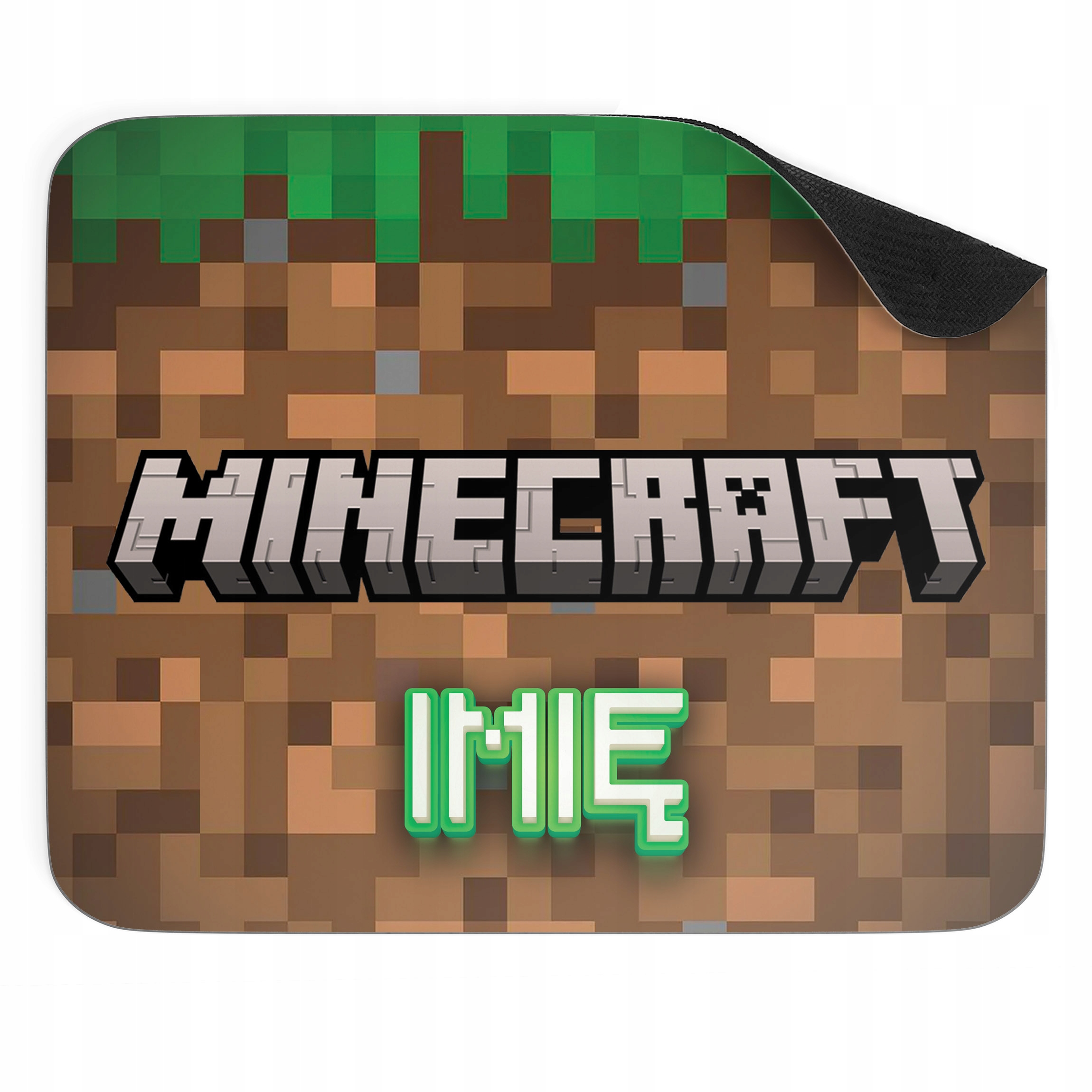 Zestaw Z Imieniem kubek + podkładka pod mysz 22×18 cm MINECRAFT Dla Gracza