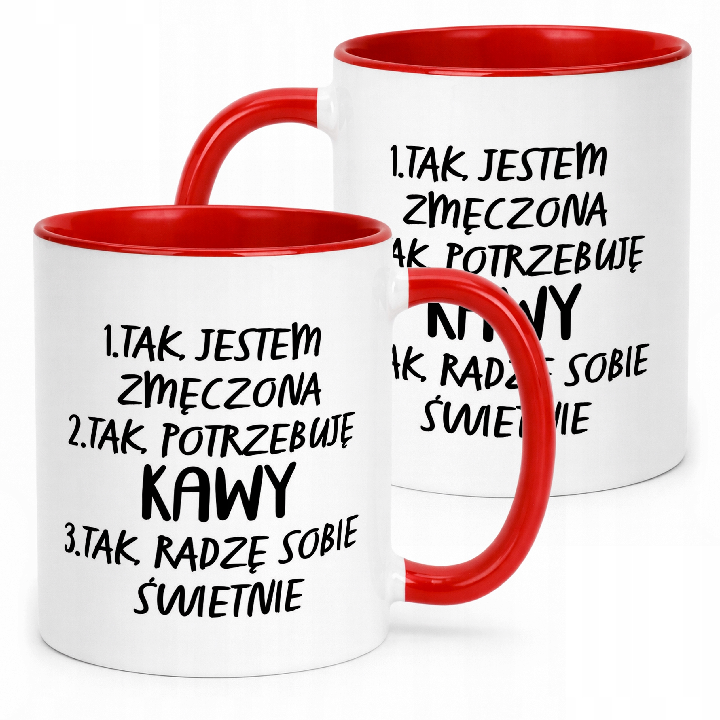Kubek Czerwony Dzień Kobiet Dla Kobiety Dziewczyny Prezent Upominek